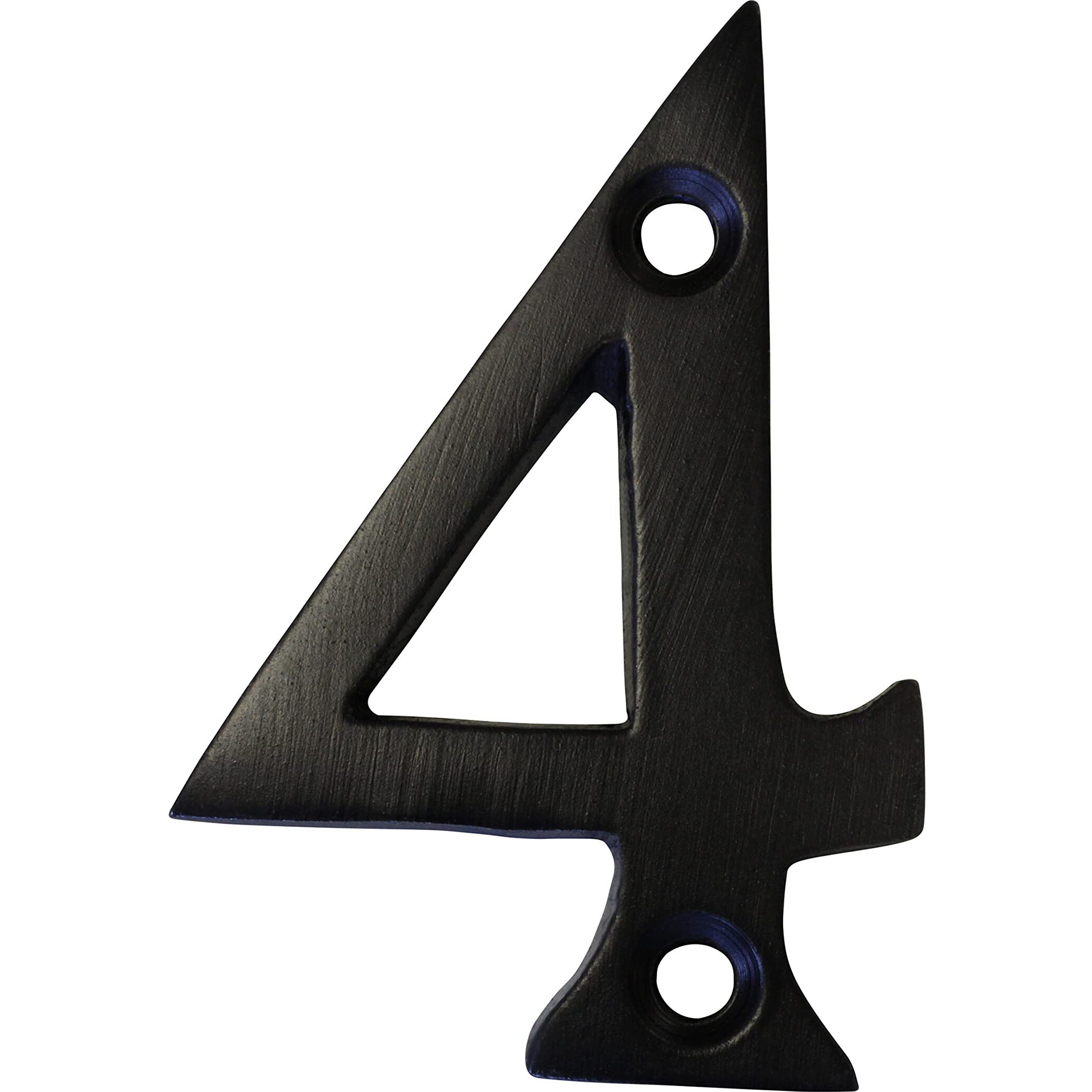 Rch Hardware No-Br235-50 Brass Number, 2 Inch, Oil Bronzed Black