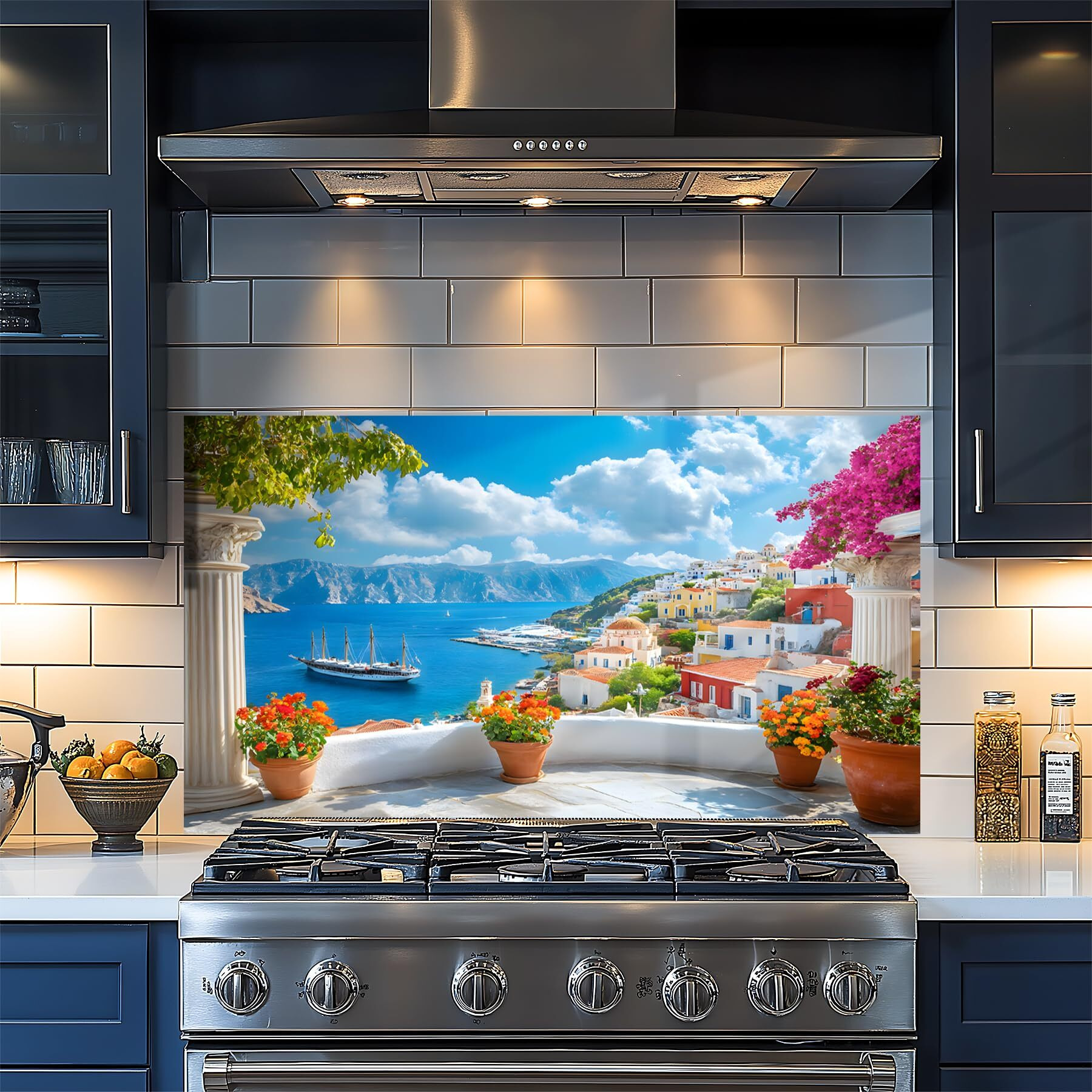 Kitchen Wallpaper Self Adhesive Oil Proof Sticker Waterproof Backsplash Wall Protector Film Removable Paper For Cupboard 30 X 16 Inch