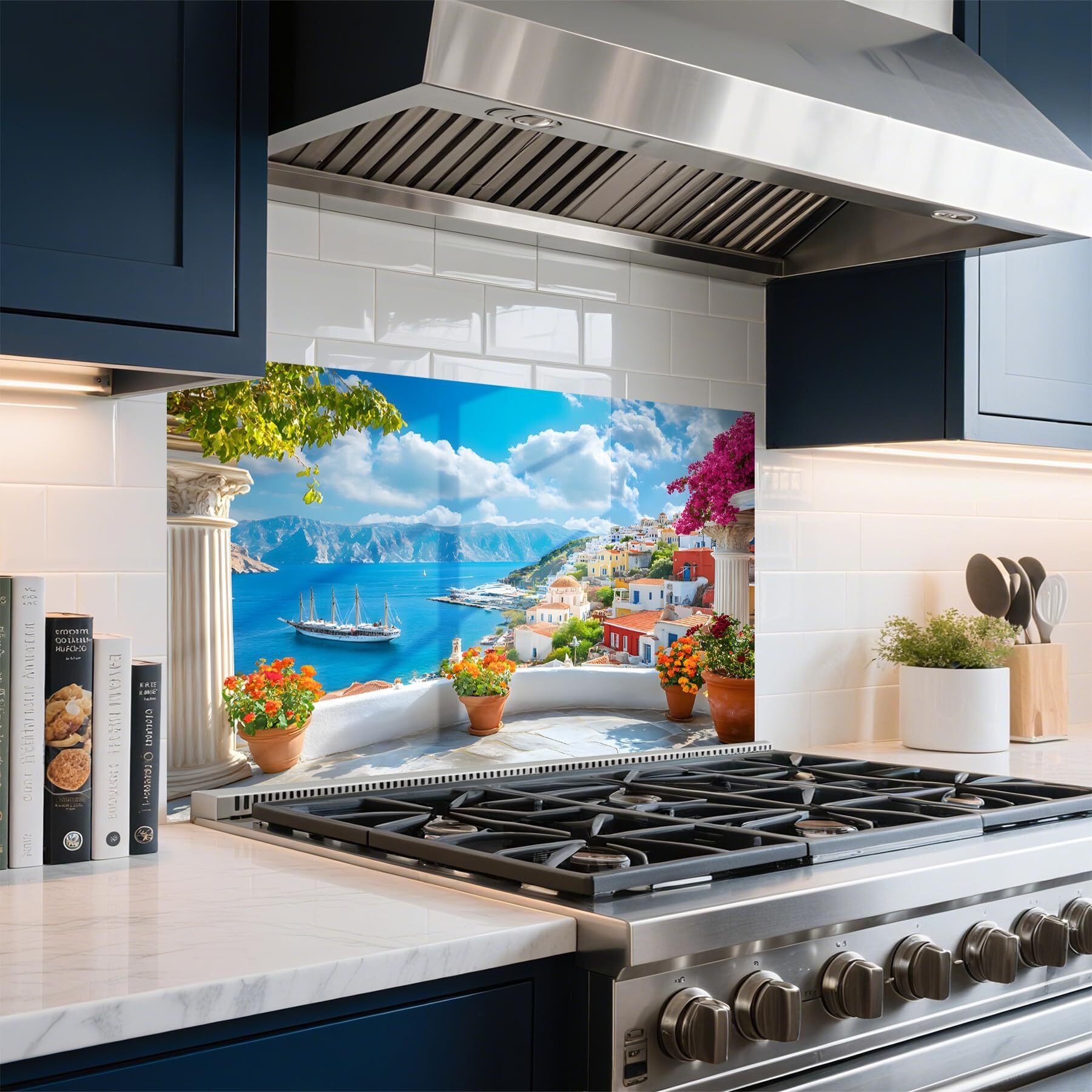 Kitchen Wallpaper Self Adhesive Oil Proof Sticker Waterproof Backsplash Wall Protector Film Removable Paper For Cupboard 30 X 16 Inch