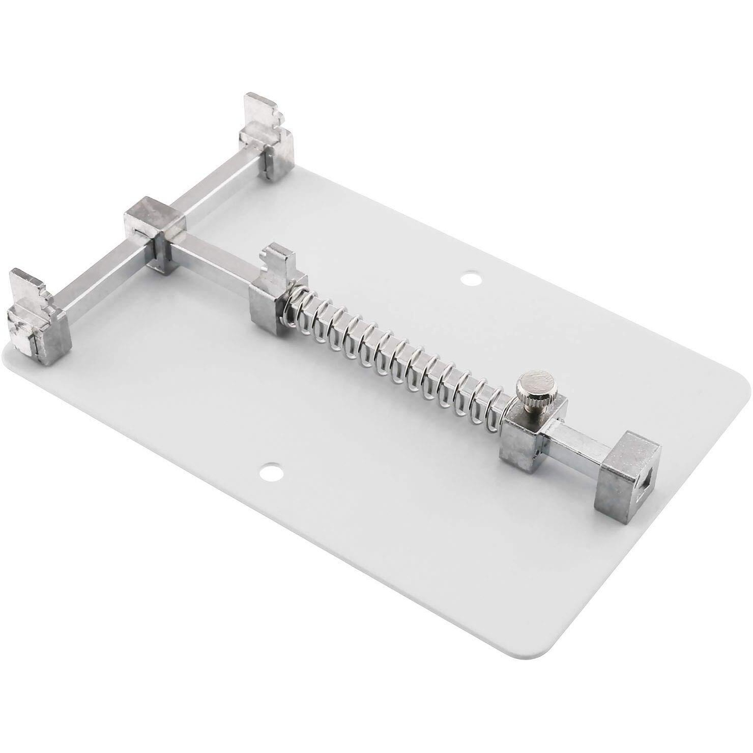 E-Outstanding Pcb Motherboard Holder 12X8Cm Steel Adjustable Phone Pcb Circuit Board Fixture Clamp Holder Repair Tool For Ic Grooves Soldering Repairing