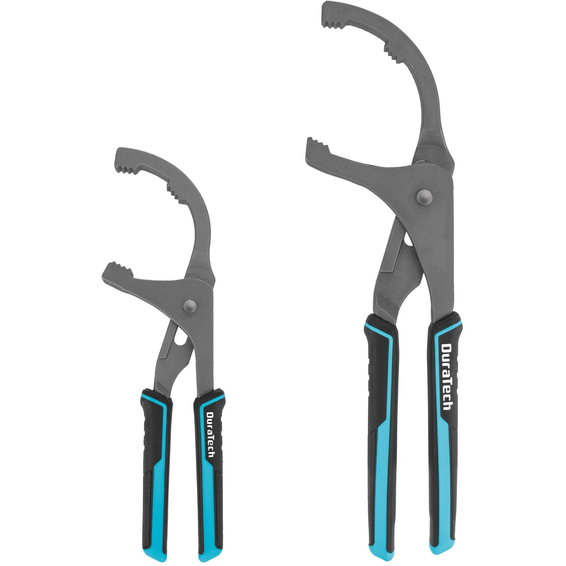 Duratech Oil Filter Wrench Set, 9"" & 12"" Oil Filter Removal Tools, Pliers For Cars, Trucks, Motorcycles