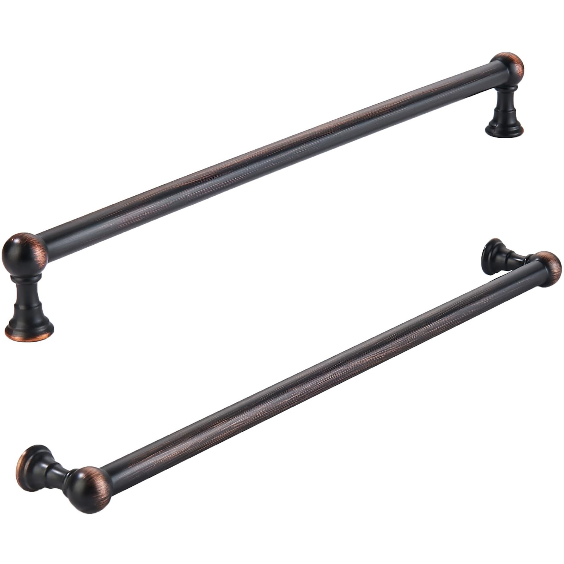 Khtumeware 10 Pack 10 Inch Hole Center Oil Rubbed Bronze Cabinet Pulls Heavy Duty Solid Cabinet Handles Cabinets Dressers Kitchens Handles Bathroom Cabinets