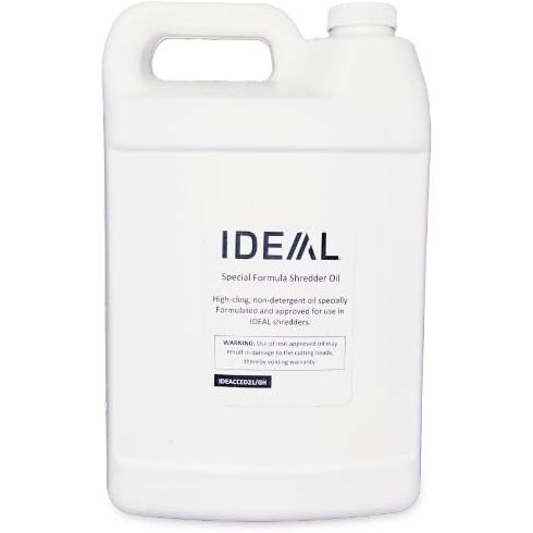Ideal Special High-Cling Lubricating Oil For Ideal Shredders, Great For Any Automatic Oiler, Non-Toxic, Non-Detergent, Extend Life Of Your Ideal Shredder (1 Gallon Bottle)