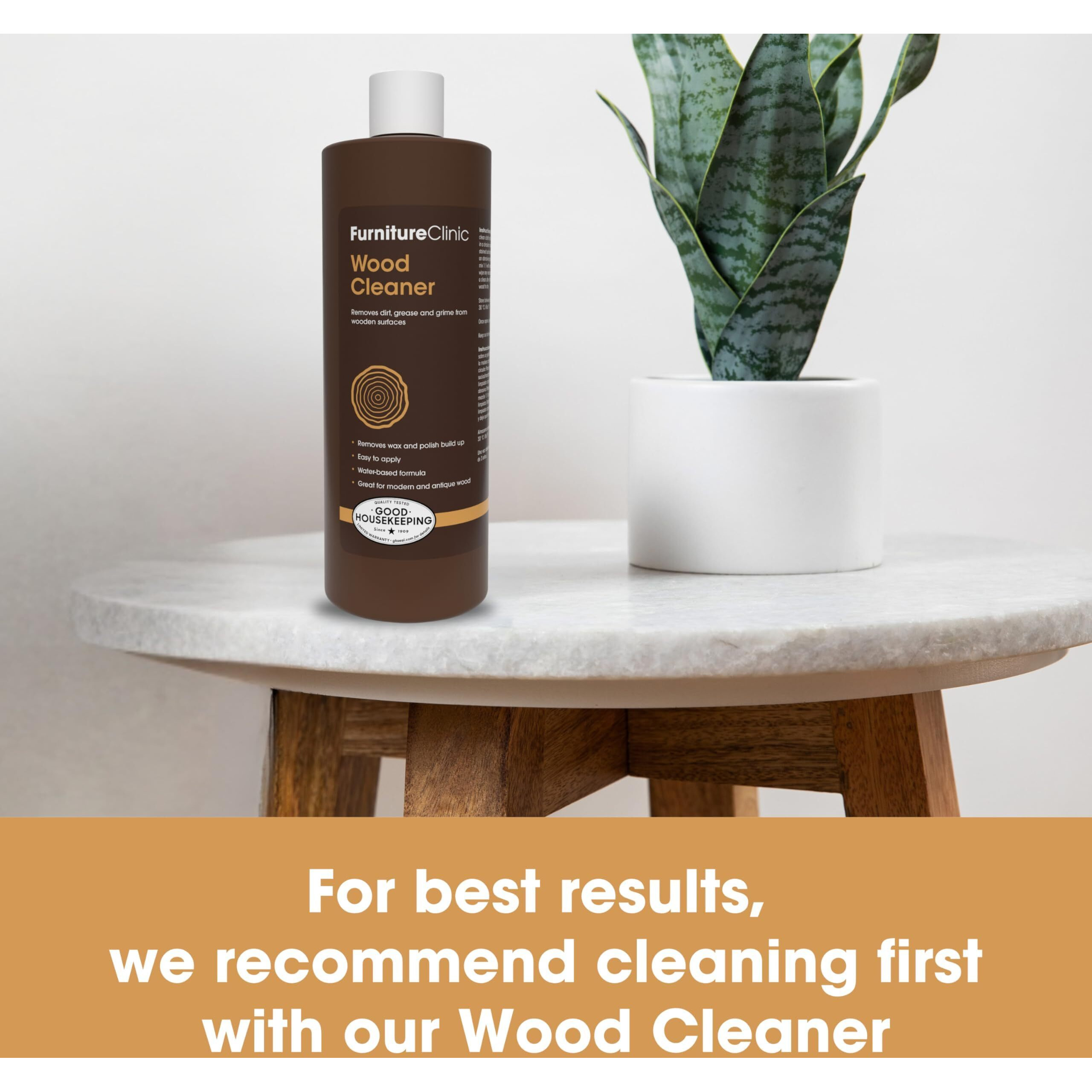 Furniture Clinic Boiled Linseed Oil | 250Ml / 8.5 Fl Oz | Refined Oil For Wood Furniture, Stone & Metal | Fast Drying Glossy Finish | Restore & Protect | For Tables, Cabinets, Handles, & More