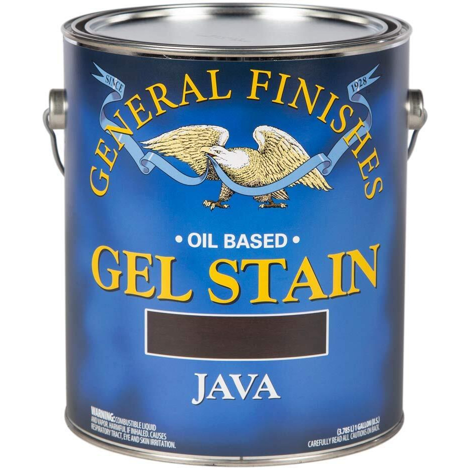 General Finishes Oil Base Gel Stain, 1 Gallon, Java