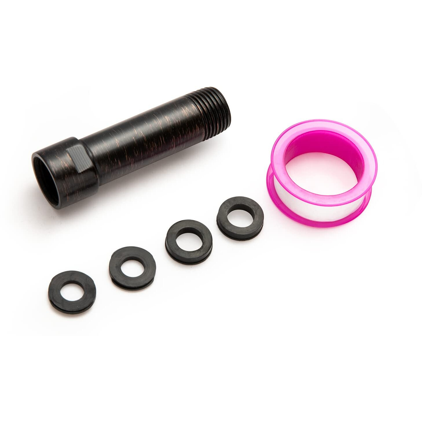 Offo Shower Head Extension Arm 3 Inches, Oil Rubbed Bronze Shower Arm Extension Shower Head Extender Made Of 304 Stainless Steel Shower Pipe Extension