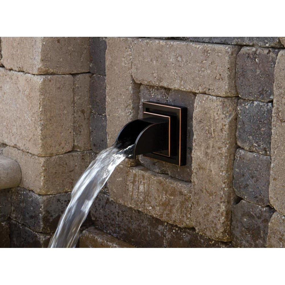 Atlantic Water Gardens Wsm-S Wall Spout, Oil Rubbed Bronze Finish