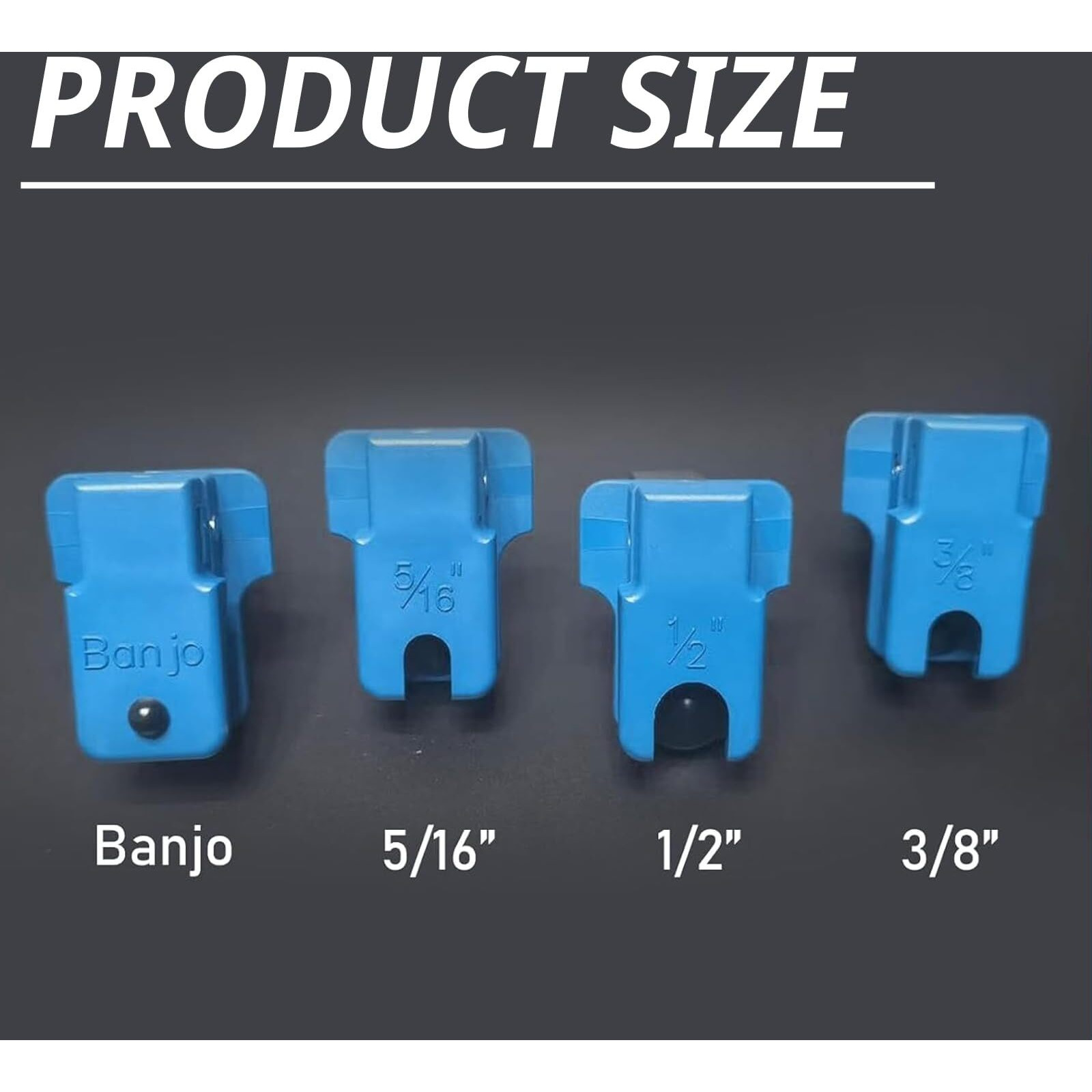 Merdege Brake Oil Line Guard, Brake Line Plug Automatic Fluid Stop Clamp Set, Oil Line Plug Tool, Universal For Most Cars (Blue)
