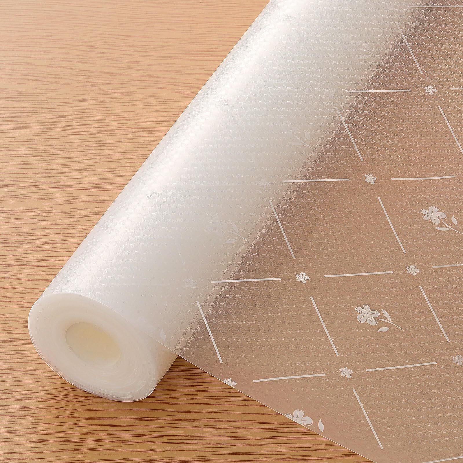 Innolites Shelf Liner For Kitchen Cabinets Non-Adhesive Drawer & Cabinet Liner Washable Oil-Proof Easy To Cut For Cupboard Shelves Storage Dresse Desks (11.8 X 118 Inch)