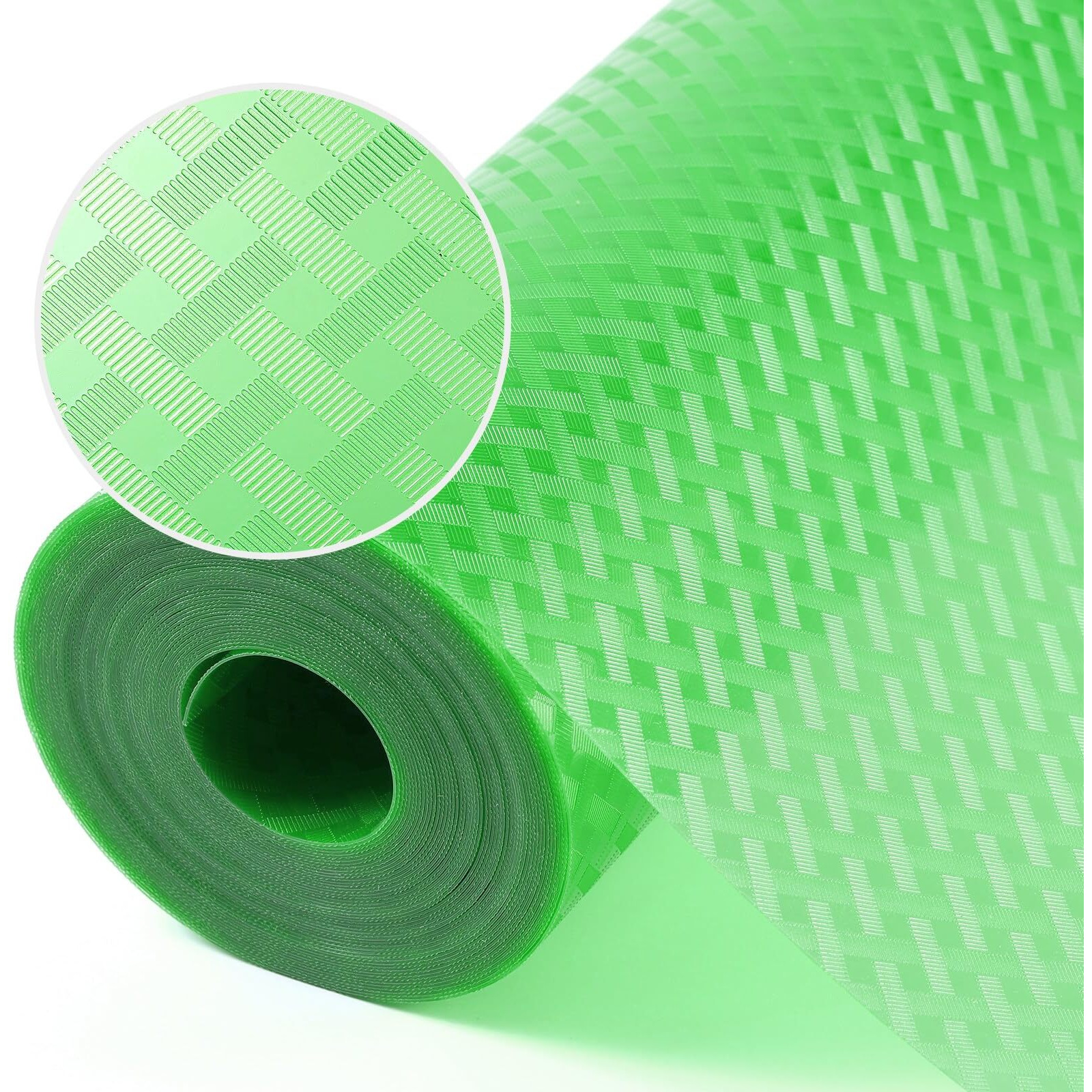 Green Fridge Liner Shelf Liners For Kitchen Cabinet Refrigerator Liners Waterproof & Oil-Proof Kitchen Cupboard Liner Non Adhesive Drawer Mats Eva Material For Shelves 11.8 X 393.7 Inches