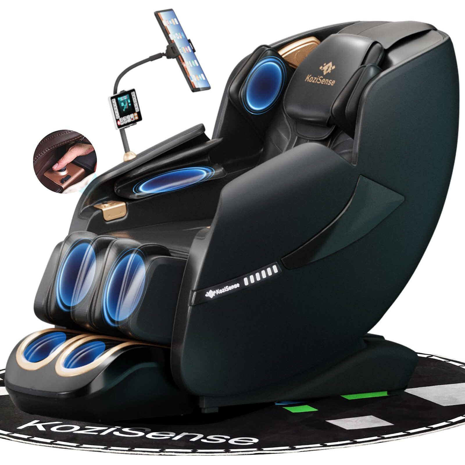 Kozisense 2025 Massage Chair Full Body, Zero Gravity Sl-Track Shiatsu Massage Recliner Chair With Heat, Ai Control, Body Scan And Calfrest Extension