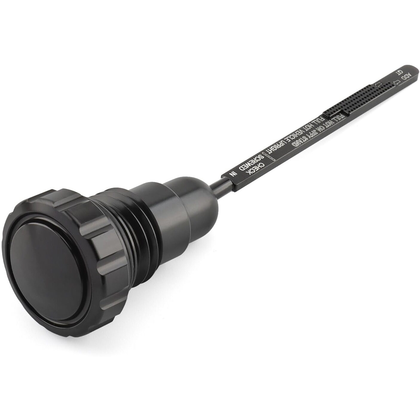 Oil Dipstick Motorcycle Oil Tank Dipstick Fit For Harley 2007-2016 Touring Electra Glide Road Glide Road King Street Glide (Black)