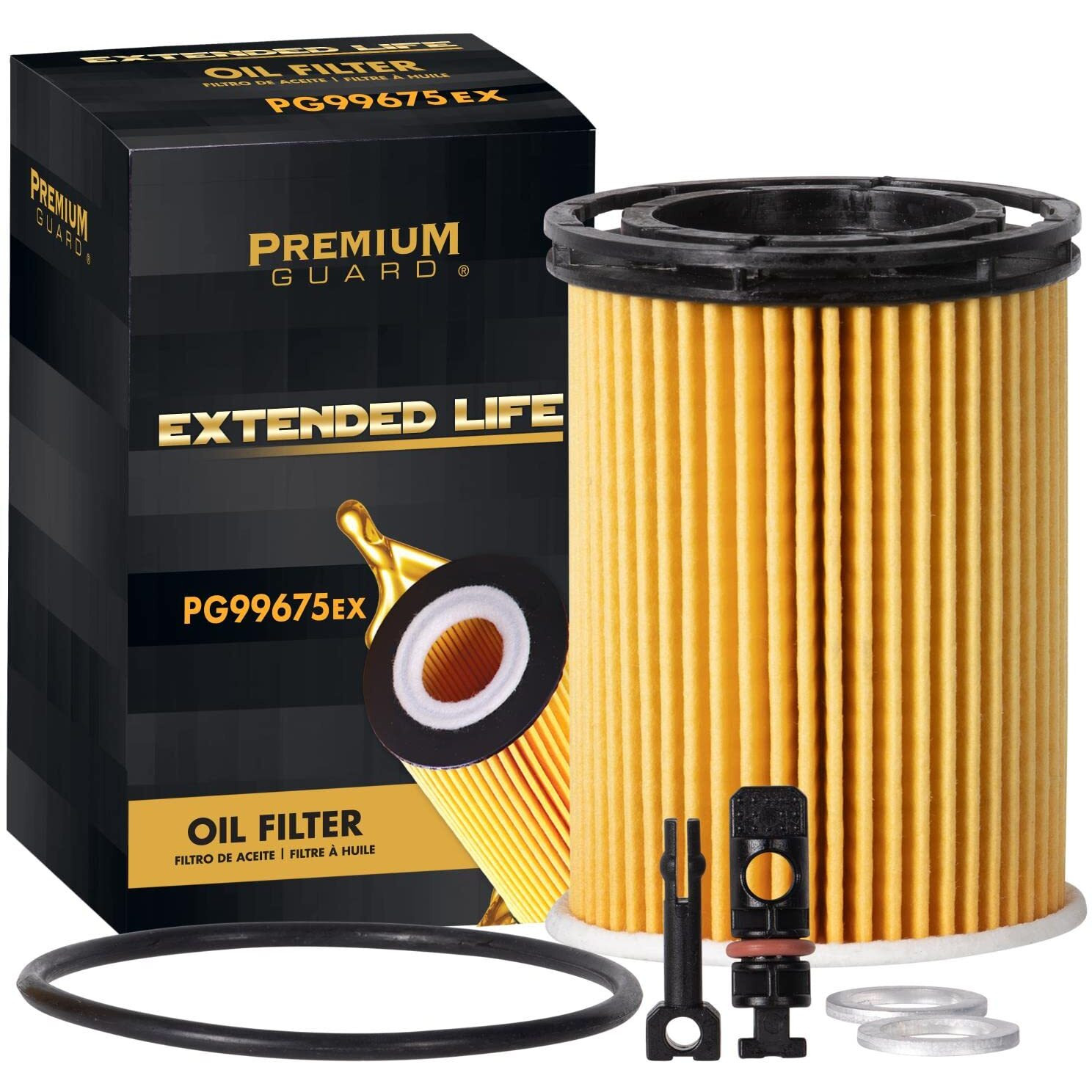 Premium Guard Extended Life Oil Filter Up To 10K Miles Pg99675Ex | Fits 2022-2025 Genesis Gv70, 2021-2025 Gv80, G80, 2024-2025 G70, 2022-2023 Kia Stinger