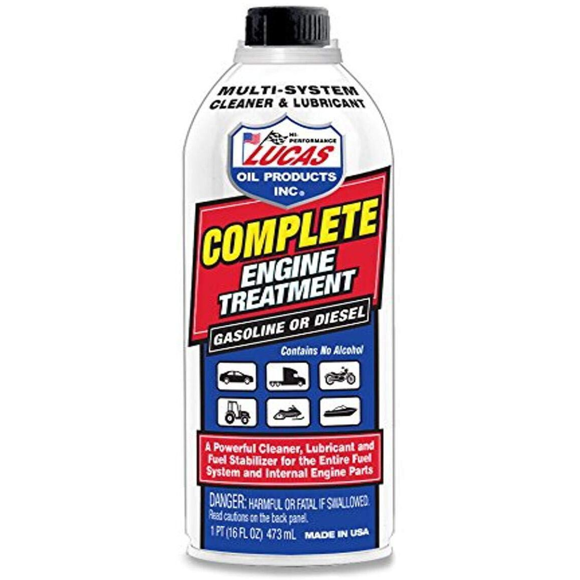 Lucas Oil 10016 Complete Engine Treatment - 16 Ounce