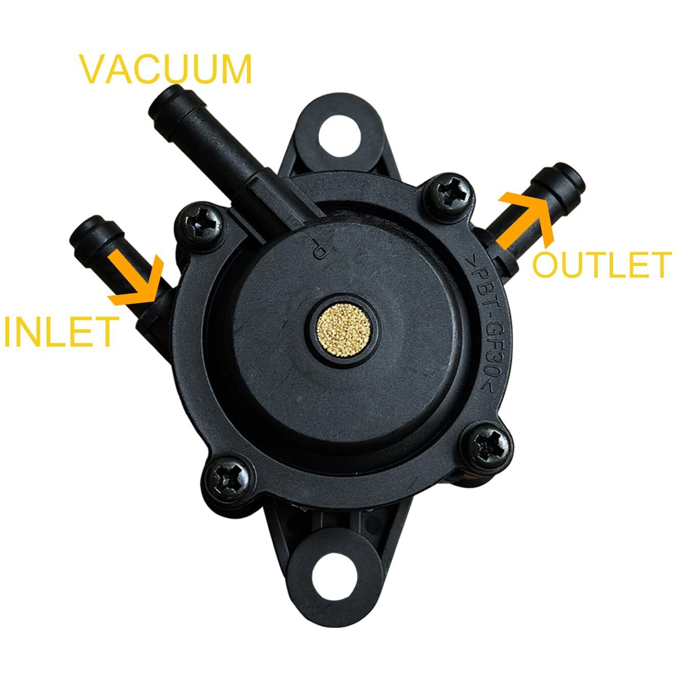 Vanlison Abs Fuel Pump Replacement Set Compatible With Part 808656 691034 808281 692313 557033 Briggs Stratton Kohler Lawn Mower Tractor Prevent Oil Leakage Black