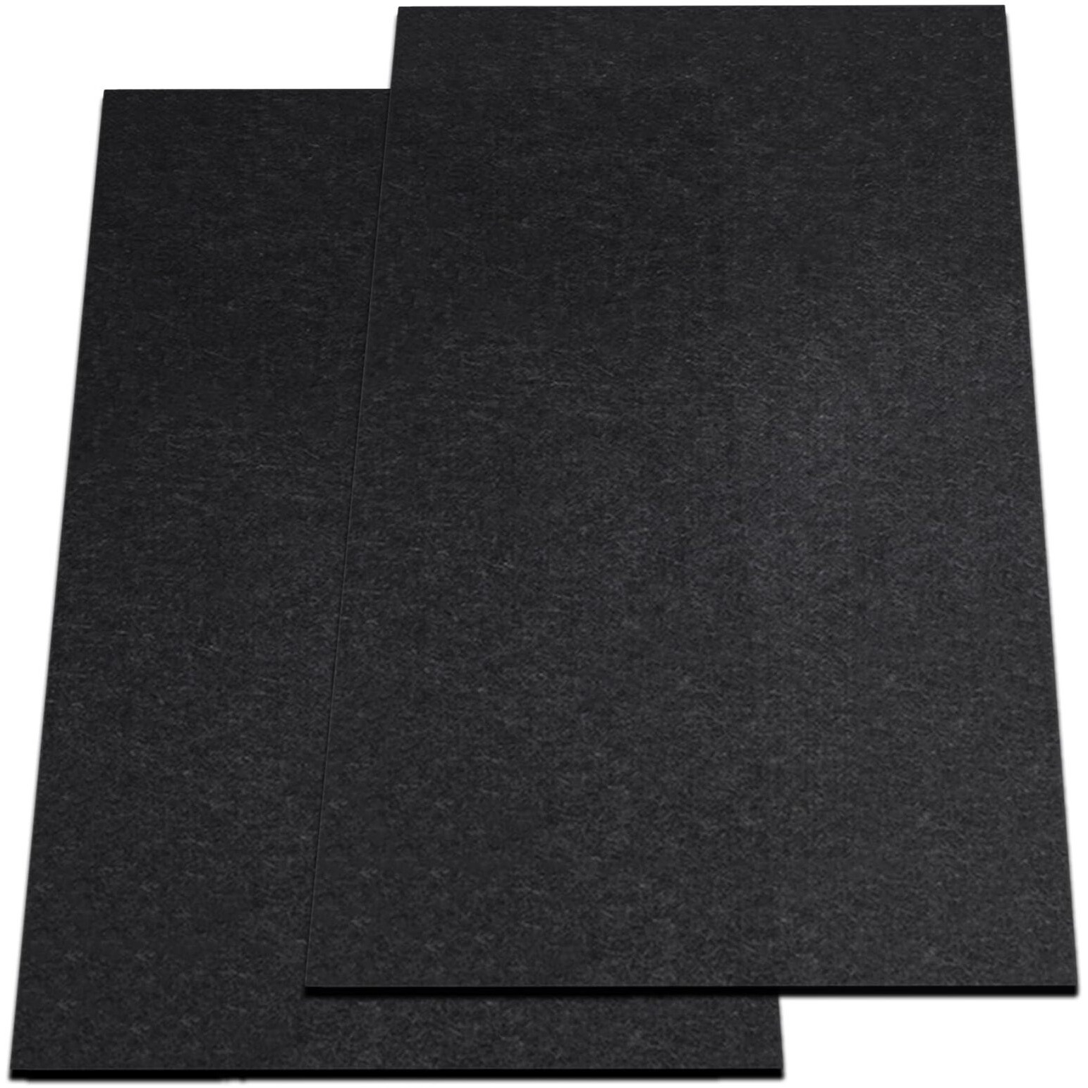 Nexboraque 2 Pack Garage Floor Mat, 60 X 36 Inch Oil Spill Mat For Under Car Driveway Mats With Waterproof Backing, Black Reusable Rubber Mat Garage Mat For Protecting Surfaces