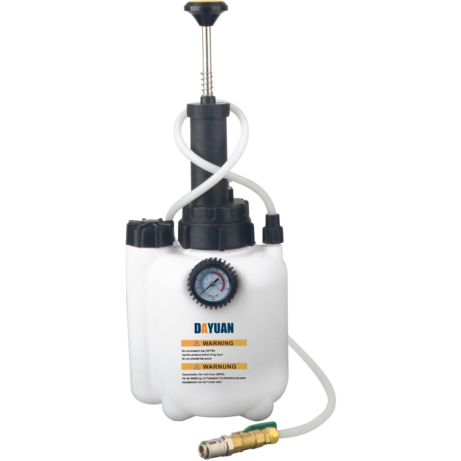 Dayuan 3L Manual Transmission Fluid Ransfer Pump, Oil Filling Filler System Fluid Pump Tool For Automatic Transmission With Adapters