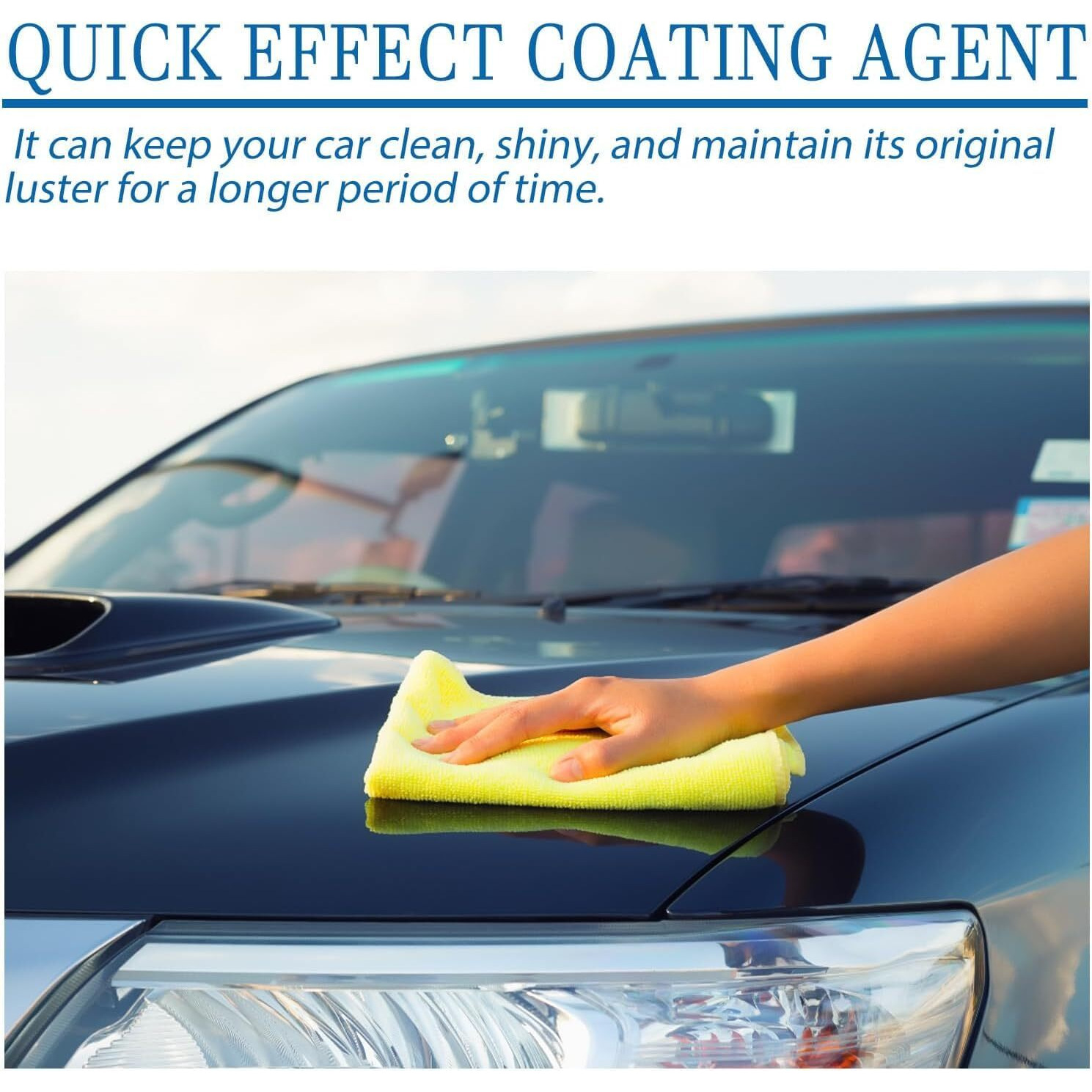 Car Coating Spray,Quick Effect Coating Agent,Quickly Coat Car Wax,Fast-Acting Sealant,Waterless Wax & Scratch Repair,Glass Oil Film Cleaner