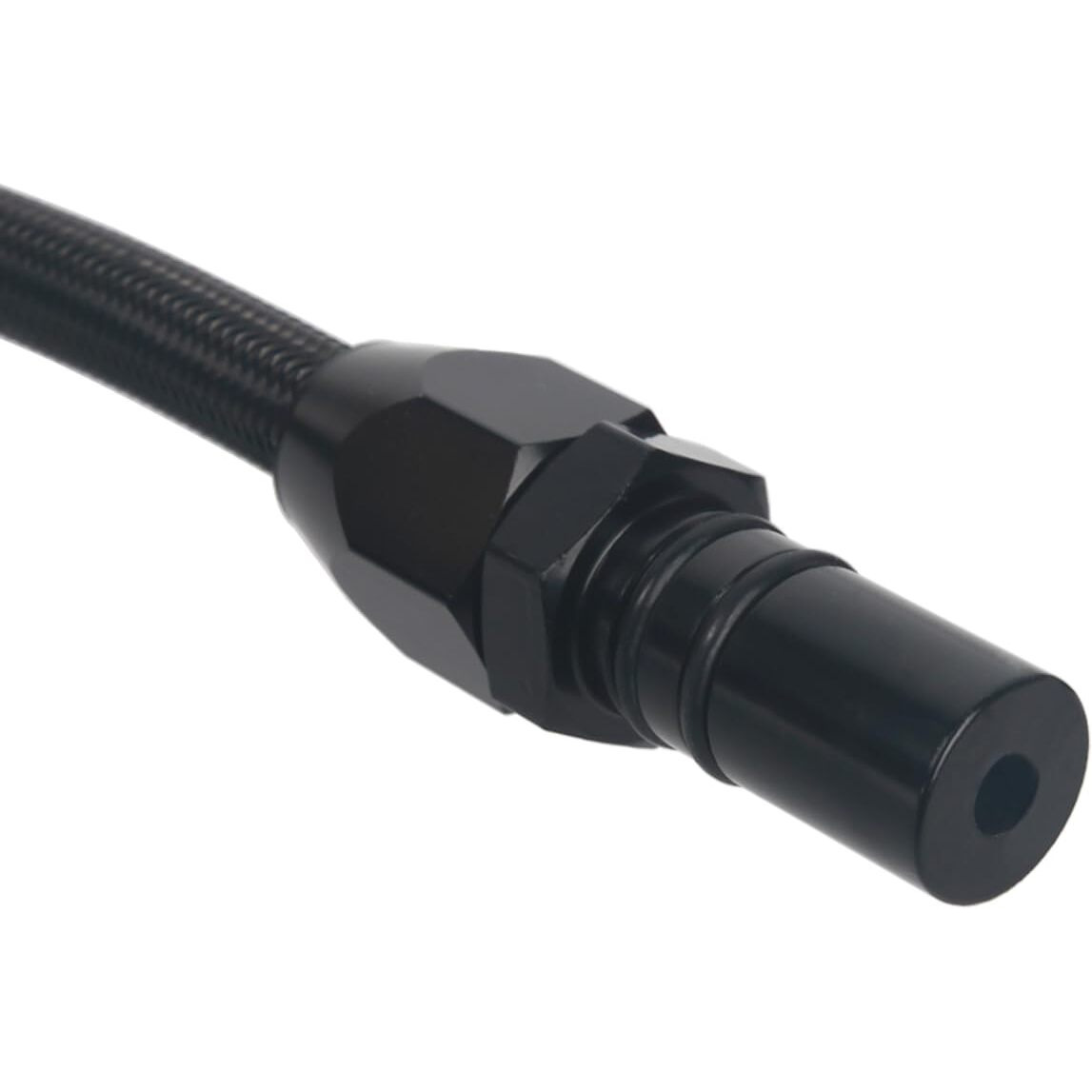 Mr Hello Stainless Steel Oil Dipstick Tube With Black Housing - Compatible With Gm 4L60E 4L80E Transmission Dipstick Ls Ls1 Ls3 Ls6 Lsx