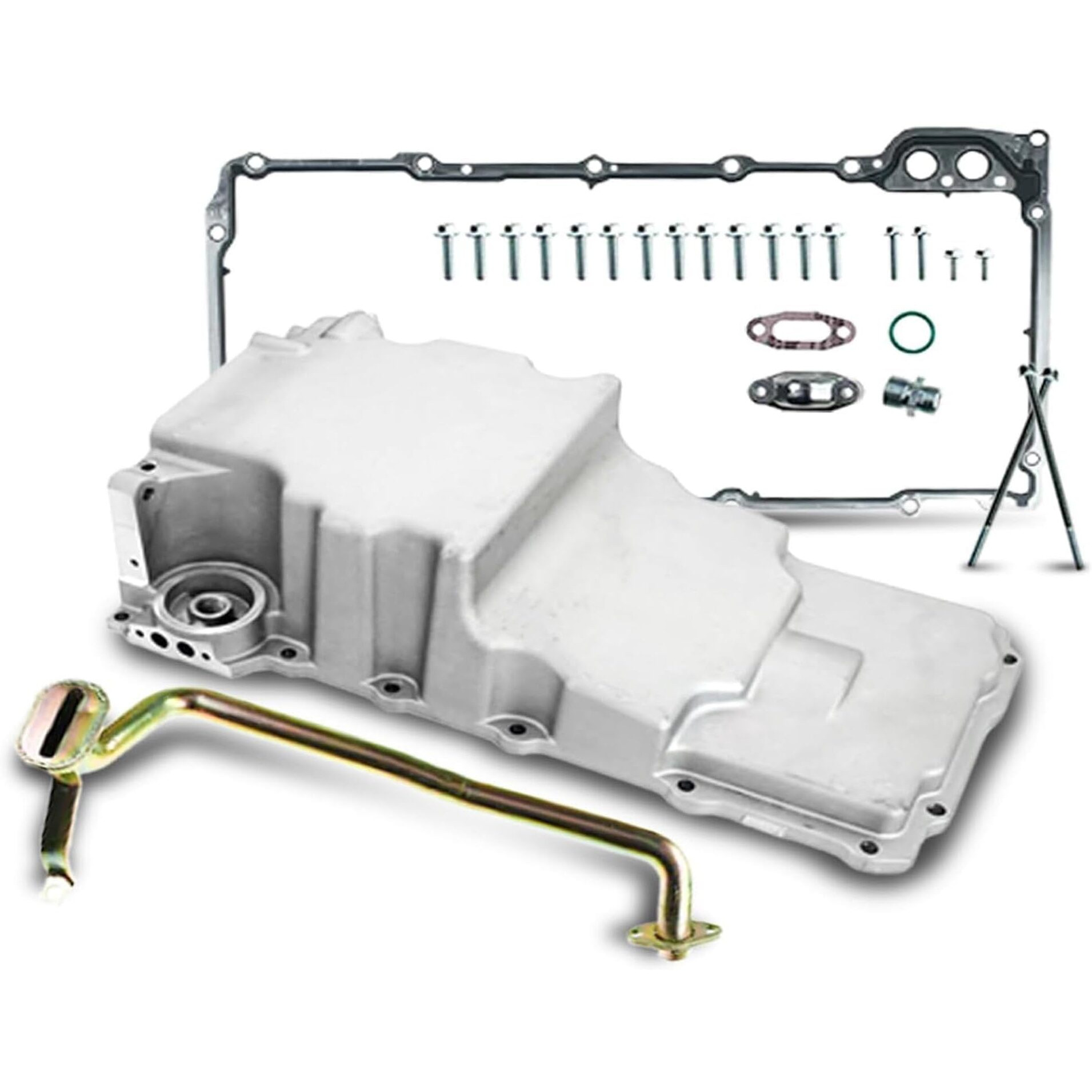 Angymeck 302-2 Ls Swap Oil Pan Kit Compatible With Chevrolet Nova Camaro Ventura Omega F-Body G-Body Ls1 Ls2 Ls3 Ls6 5.7L 5.3L 6.5L 1964-1992