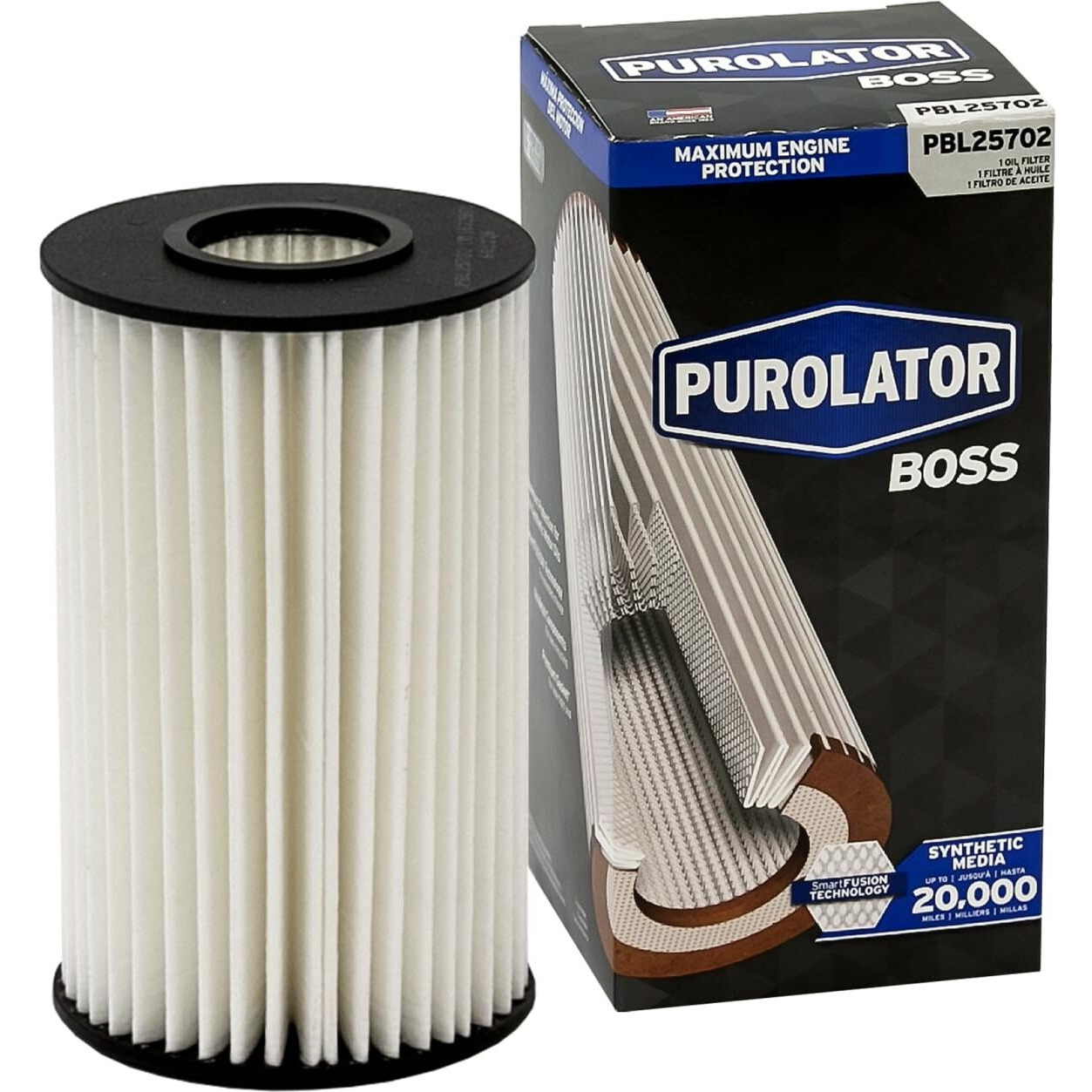 Purolator Pbl25702 Purolatorboss Maximum Engine Protection Cartridge Oil Filter Compatible With 2007-2021 Toyota Tundra And 2008-2022 Toyota Sequoia