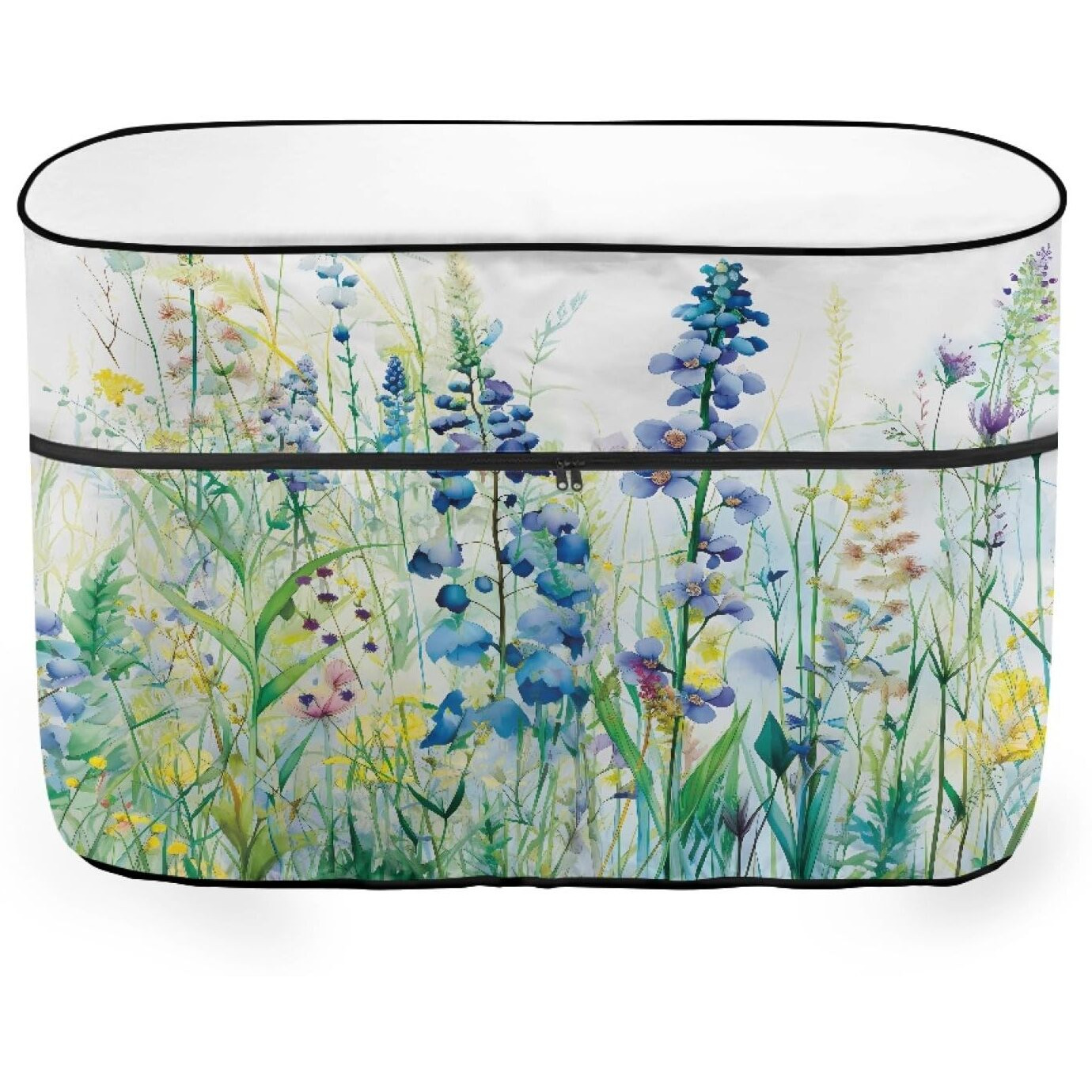 Knextrepoy Floral Oil Painting Rv Propane Tank Cover,Waterproof Double 30 Lb Propane Tank Cover For Camper Trailer,All Weather Protection