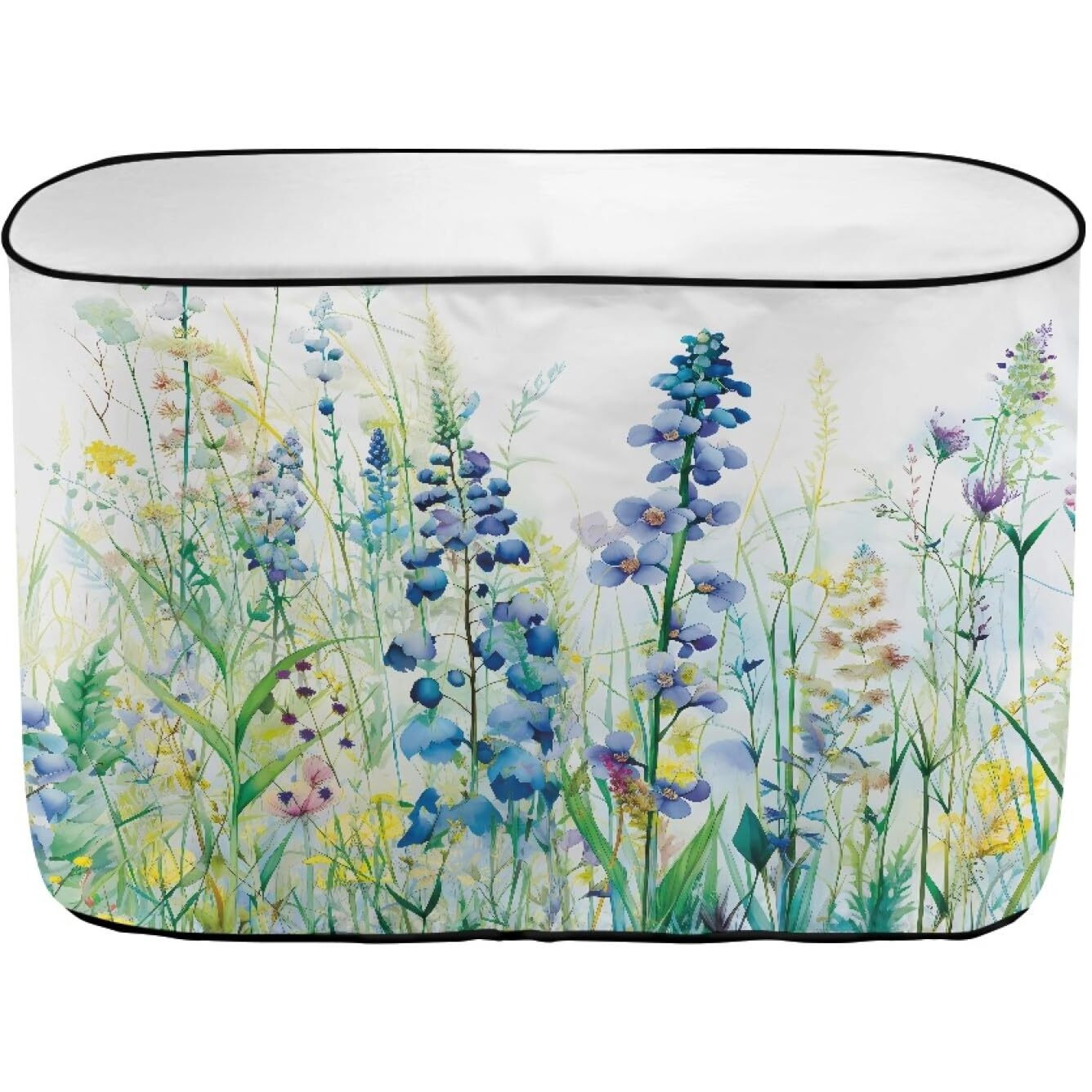 Knextrepoy Floral Oil Painting Rv Propane Tank Cover,Waterproof Double 30 Lb Propane Tank Cover For Camper Trailer,All Weather Protection