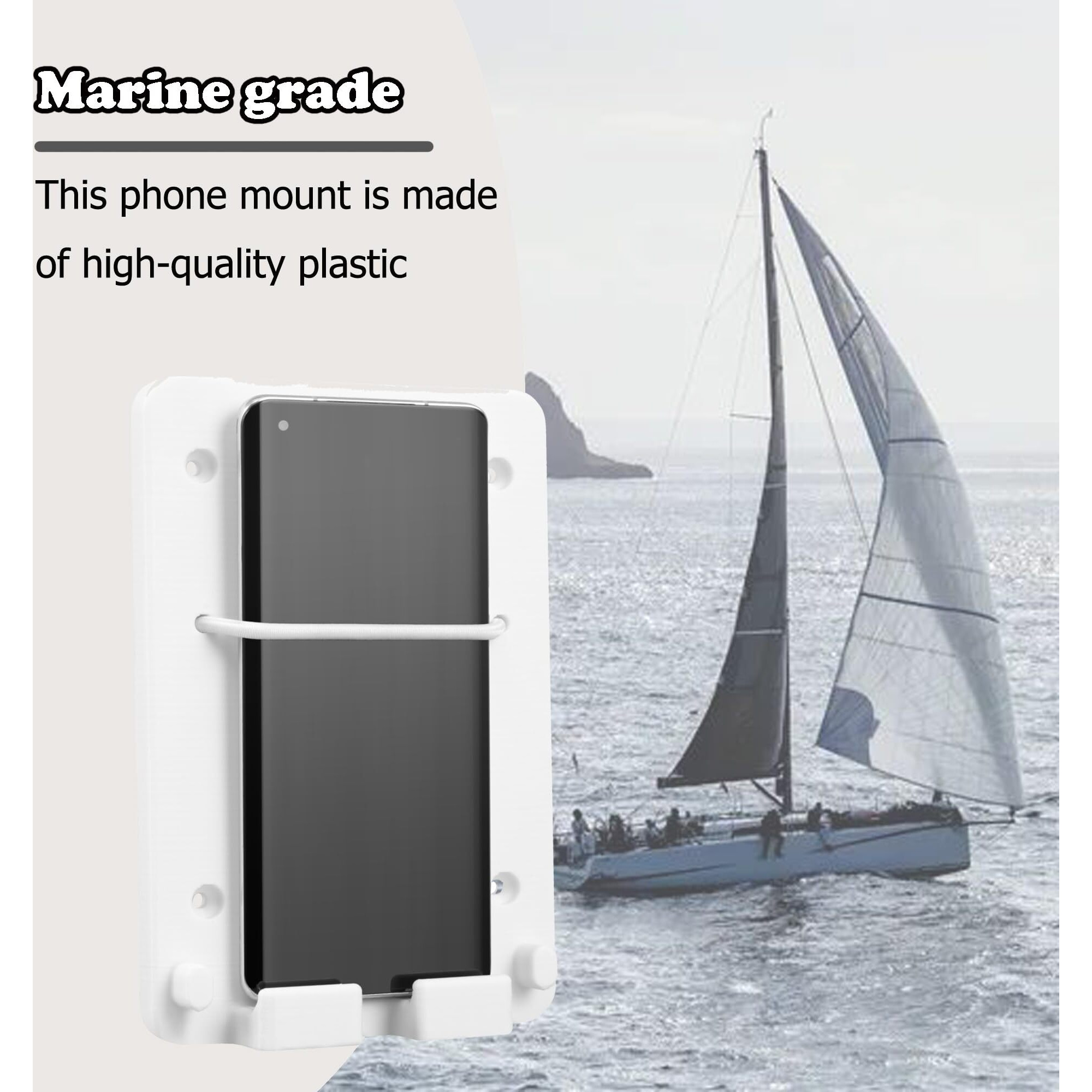 Searoam Boat Phone Holder- Marine Dash Mount Phones Holders,Boats Organizer, Cell Phone Holder For Boat 1 Pcs