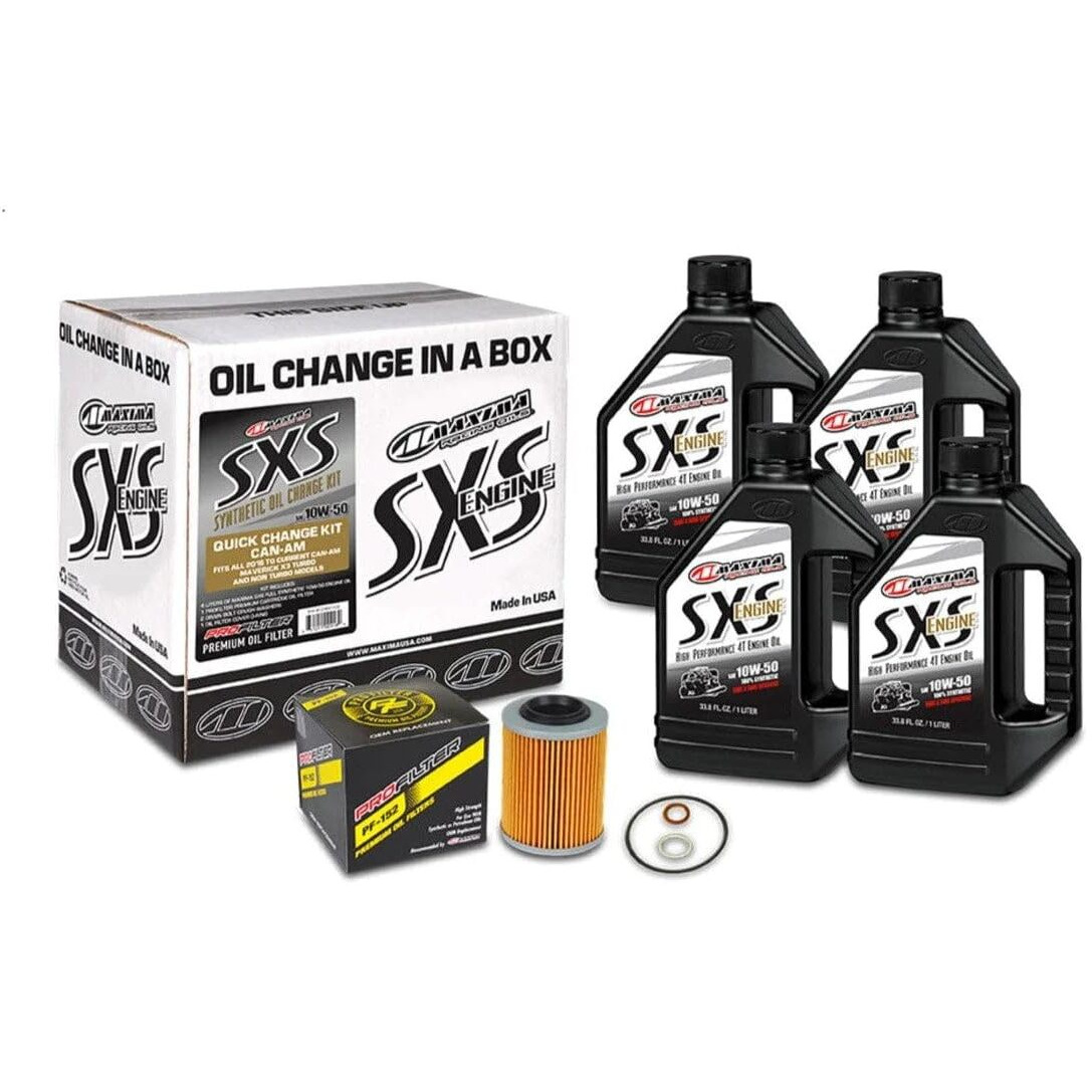 Sxs Can-Am Oil Change Kit 10W-50 Full-Syn Maverick X3
