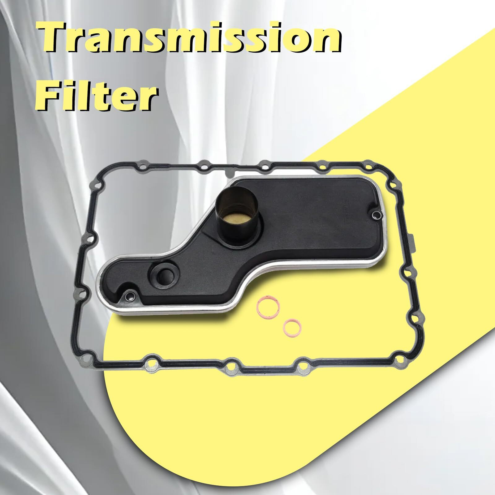 5R55W 5R55S Auto Automatic Trans Transmission Oil Filter Kit Compatible With Ford 02-10 Explorer / 07-10 Explorer Sport Trac - Fits For Lincoln 03-05 Aviator / 02-10 Mountaineer Oe  1L2Z7A098Ac