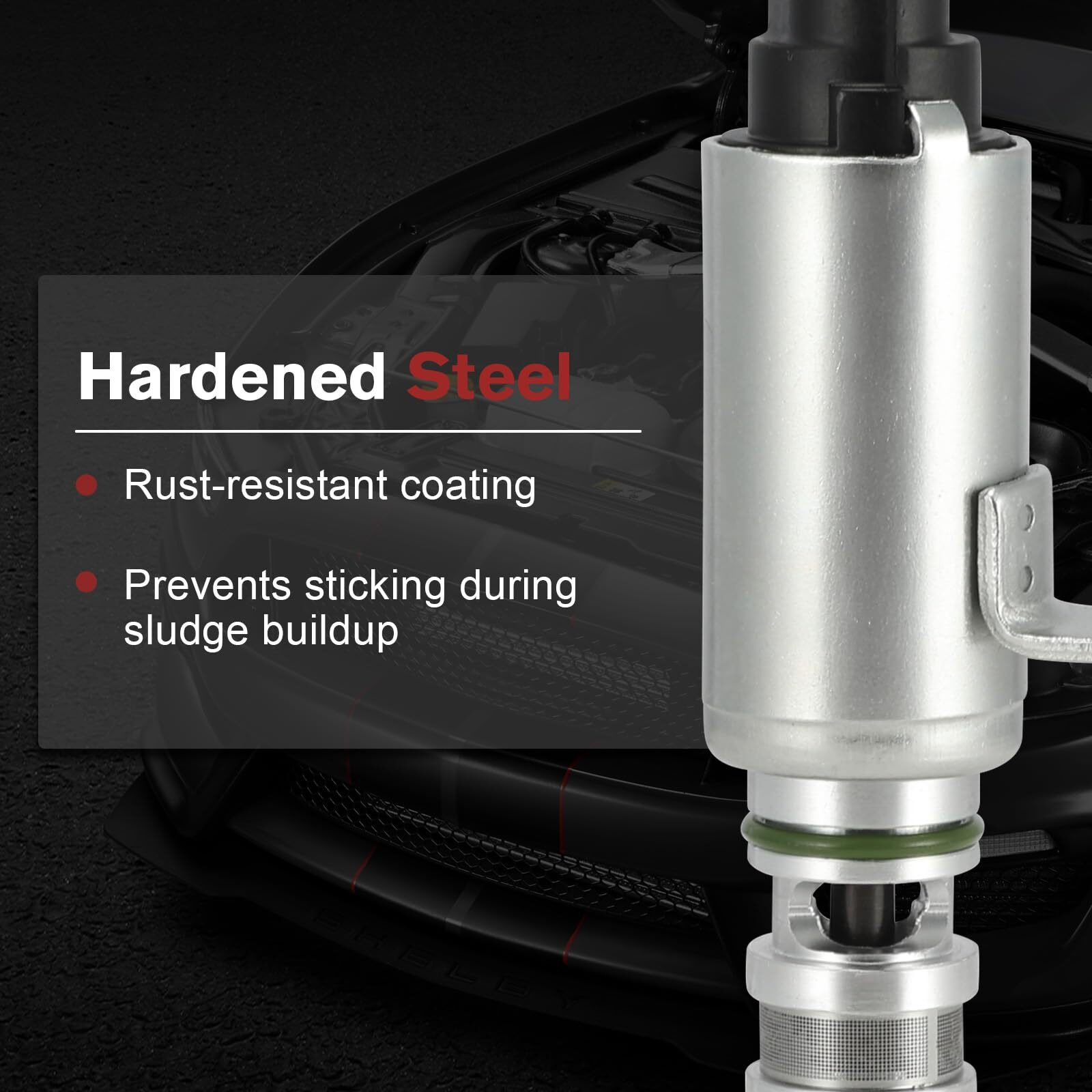 918033 918034 Engine Variable Valve Timing Vvt Solenoid Oil Control Valve Solenoid Compatible With Hyundai Elantra Kona Sonata Tucson Veloster Kia Forte Forte5 Soul Seltos Optima 2012-2024 2Pcs