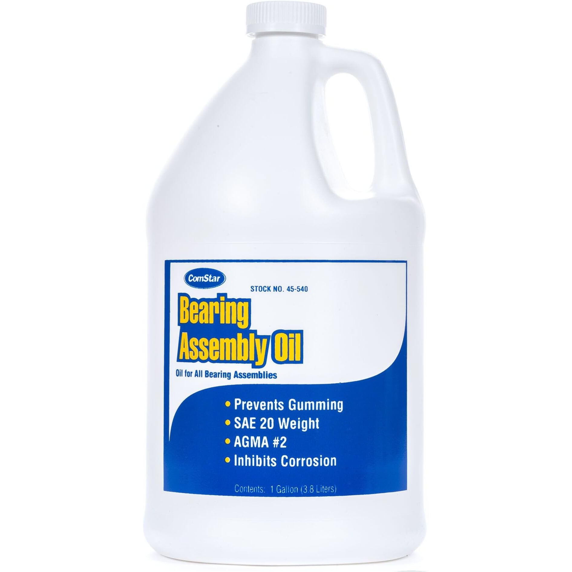 Comstar Bearing Assembly Lube Oil, Sae 20 Weight, Prevents Gumming, Protects Against Rust And Wear, Provides Long-Lasting Lubrication, Withstands Extreme Pressure, 1 Gallon (45-540)