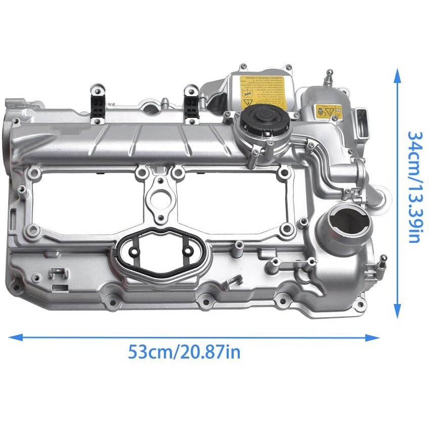 Qpcrap Upgraded Aluminum Engine Valve Cover With Gasket Bolts Oil Filler Cap Fit For Bmw 228I 320I 328I 428I 528I X1 X3 X4 X5 Z4 2012-2018 2.0L L4 N20 Engine Replaces 11127588412