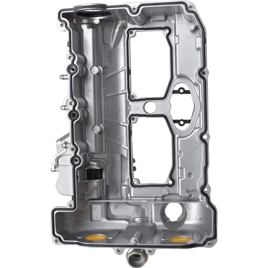 Qpcrap Upgraded Aluminum Engine Valve Cover With Gasket Bolts Oil Filler Cap Fit For Bmw 228I 320I 328I 428I 528I X1 X3 X4 X5 Z4 2012-2018 2.0L L4 N20 Engine Replaces 11127588412