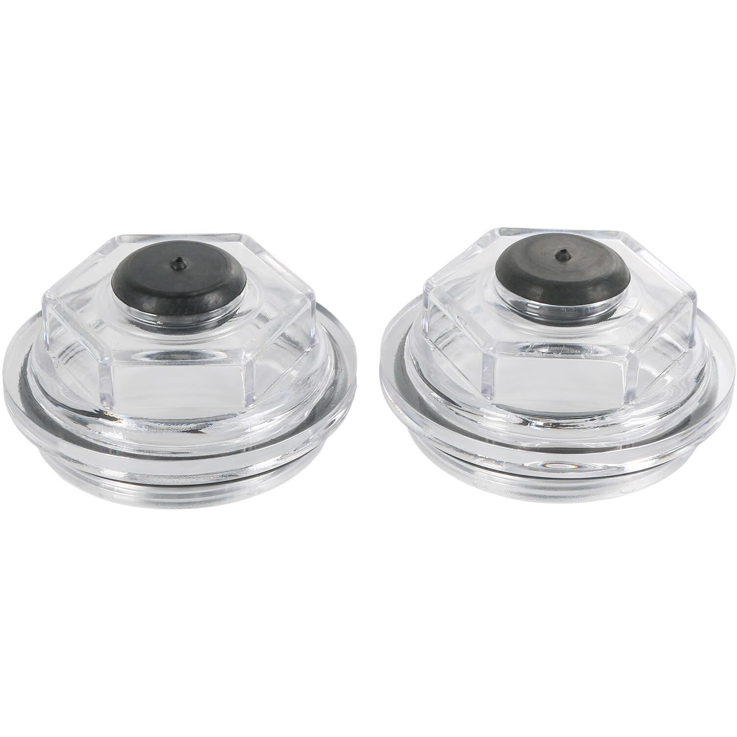 Oil Bath Dust Caps Compatible With Dexter 6K - 8K 8-218, 8-219 General Duty Axles Built After 1989 For Dexter 6K 7K 8K 2.75"" Threads Trailer Axle Plastic Cover 21-35 23-29 Oil Caps K71-038-00 (2Pcs)