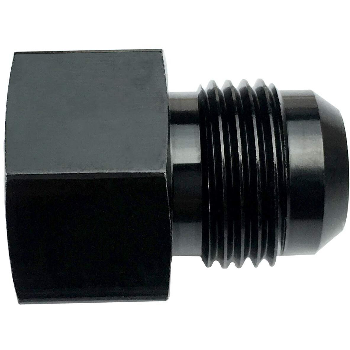 1/8 Npt Female To 10An Male Flare Hose Union Oil Tank Fittings Aluminum An10 To 1/8"" Npt Fuel Line Adapter Black