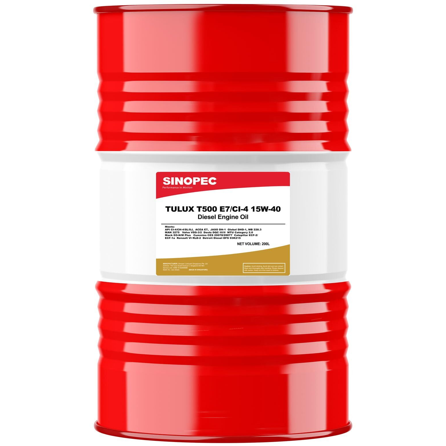 15W40 Diesel Engine Oil - 55 Gallon Drum