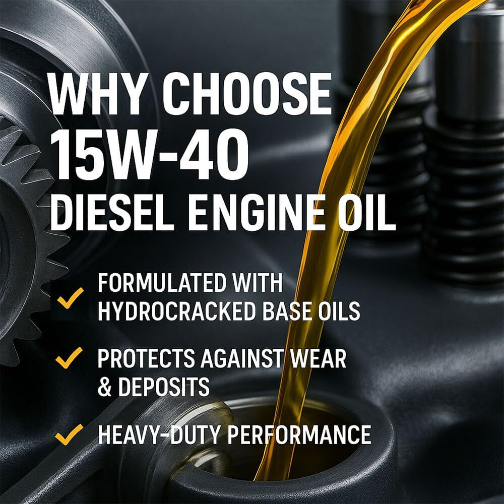 15W40 Diesel Engine Oil - 55 Gallon Drum