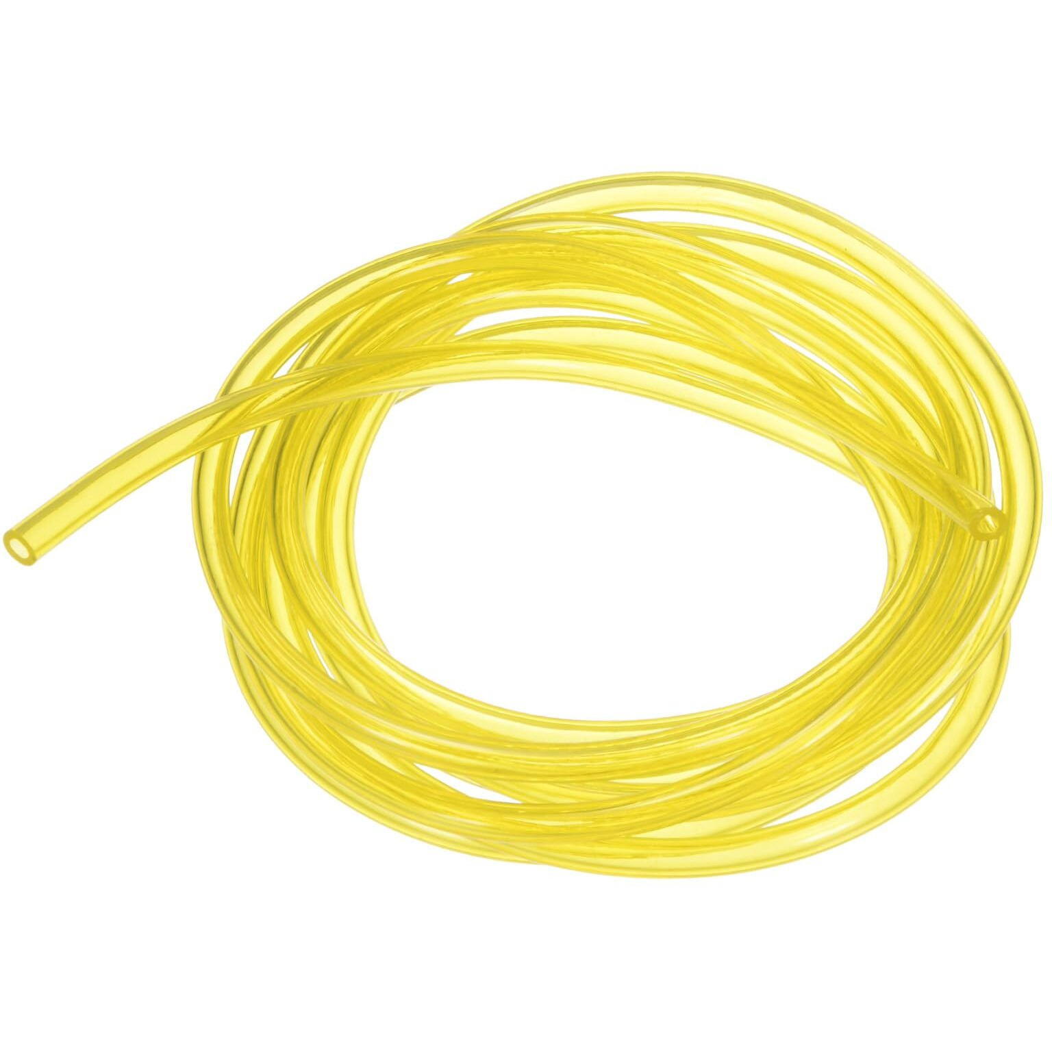 M Meterxity Tubing Carburetor Fuel Vent Line, 2Mm(0.08"") Id 3.5Mm(0.14"") Od 2M(7') Long Polyurethane Gas Oil Tube For Atv/Go Kart/Dirt Bike, Universal Petrol Pipe Replacement [Yellow]