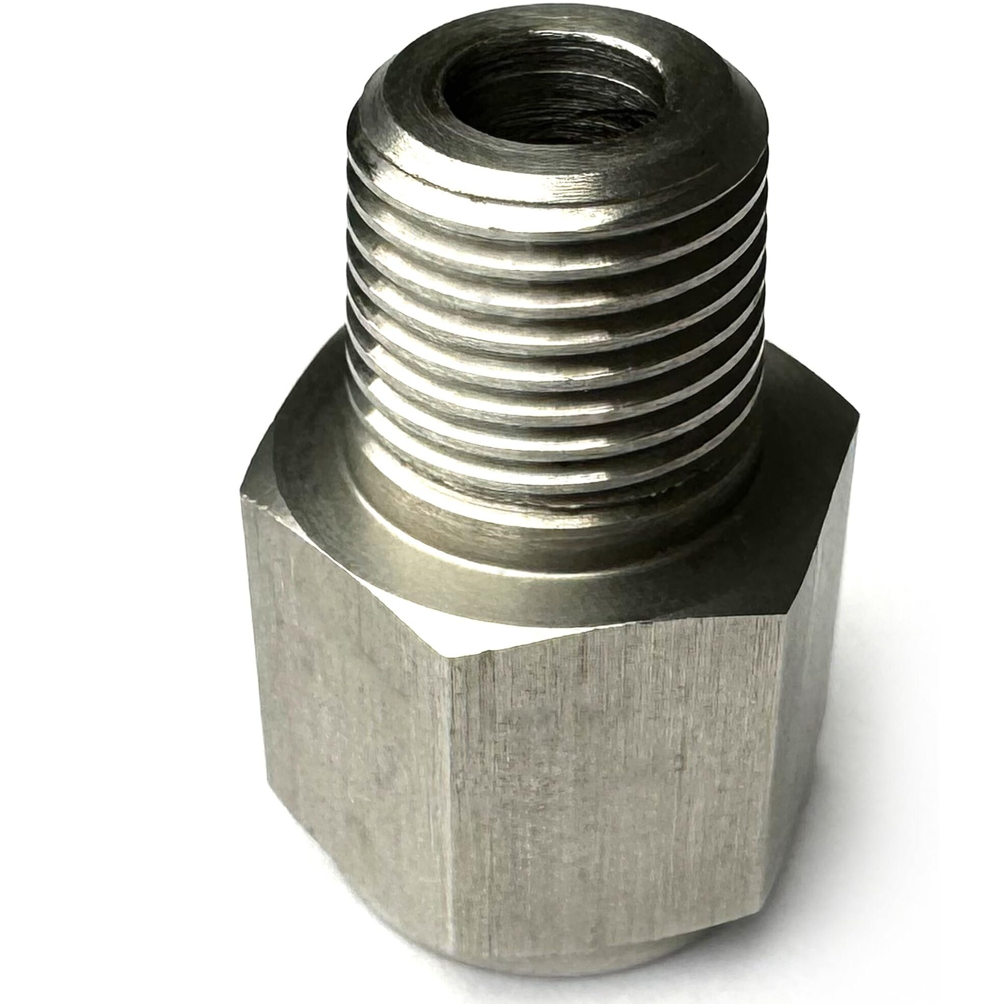 1/8 Npt Male To M10X1.0 Female Gauge Sender Adapter M10 Fuel Oil Trans Brakes 304 Stainless Steel Fittings