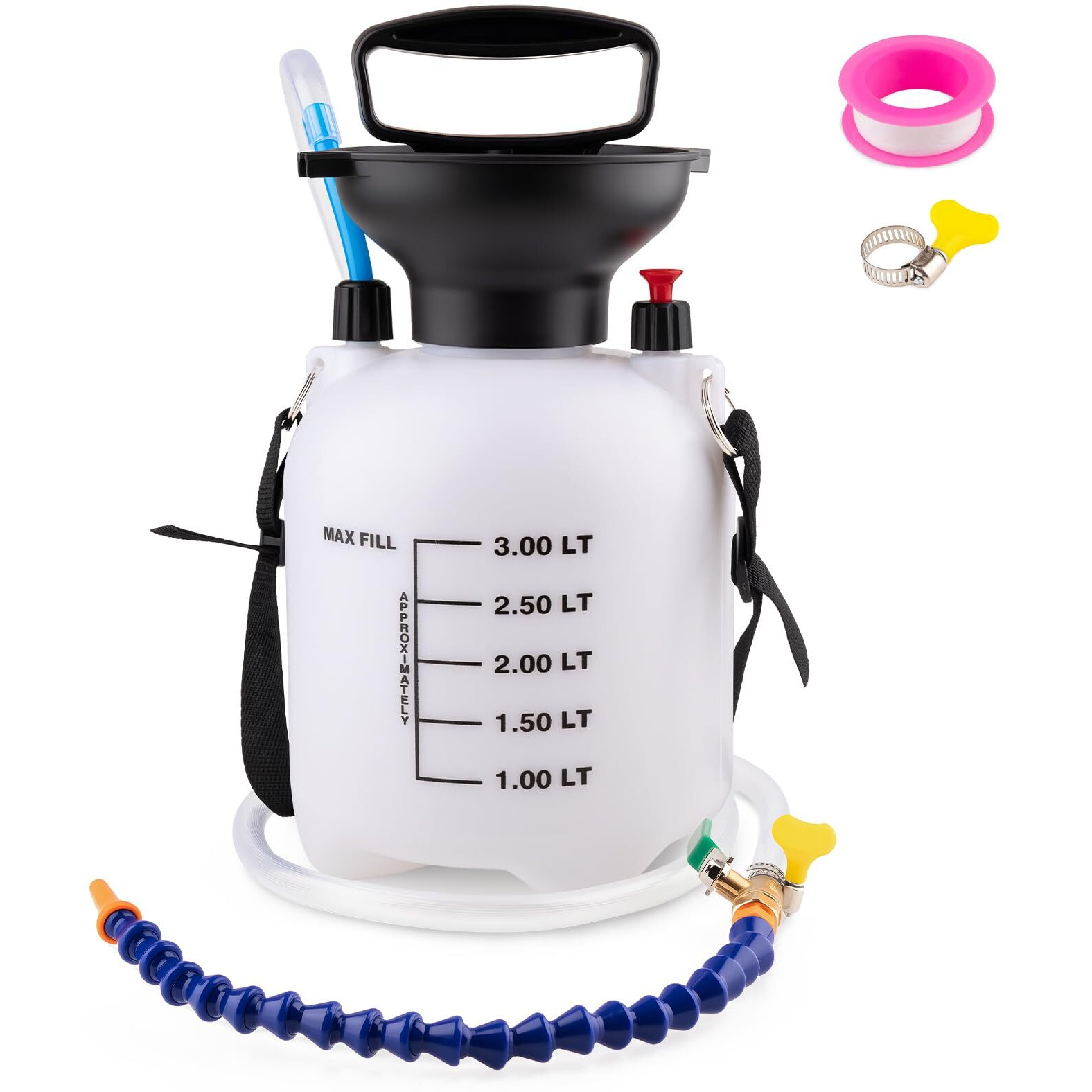 Yeyetuo 3L Transmission Fluid Pump, Manual Fluid Transfer Pump, Oil Extractor Pump For Automotive, Oil Transmission Fluid Transfer Pump With Teflon Tape