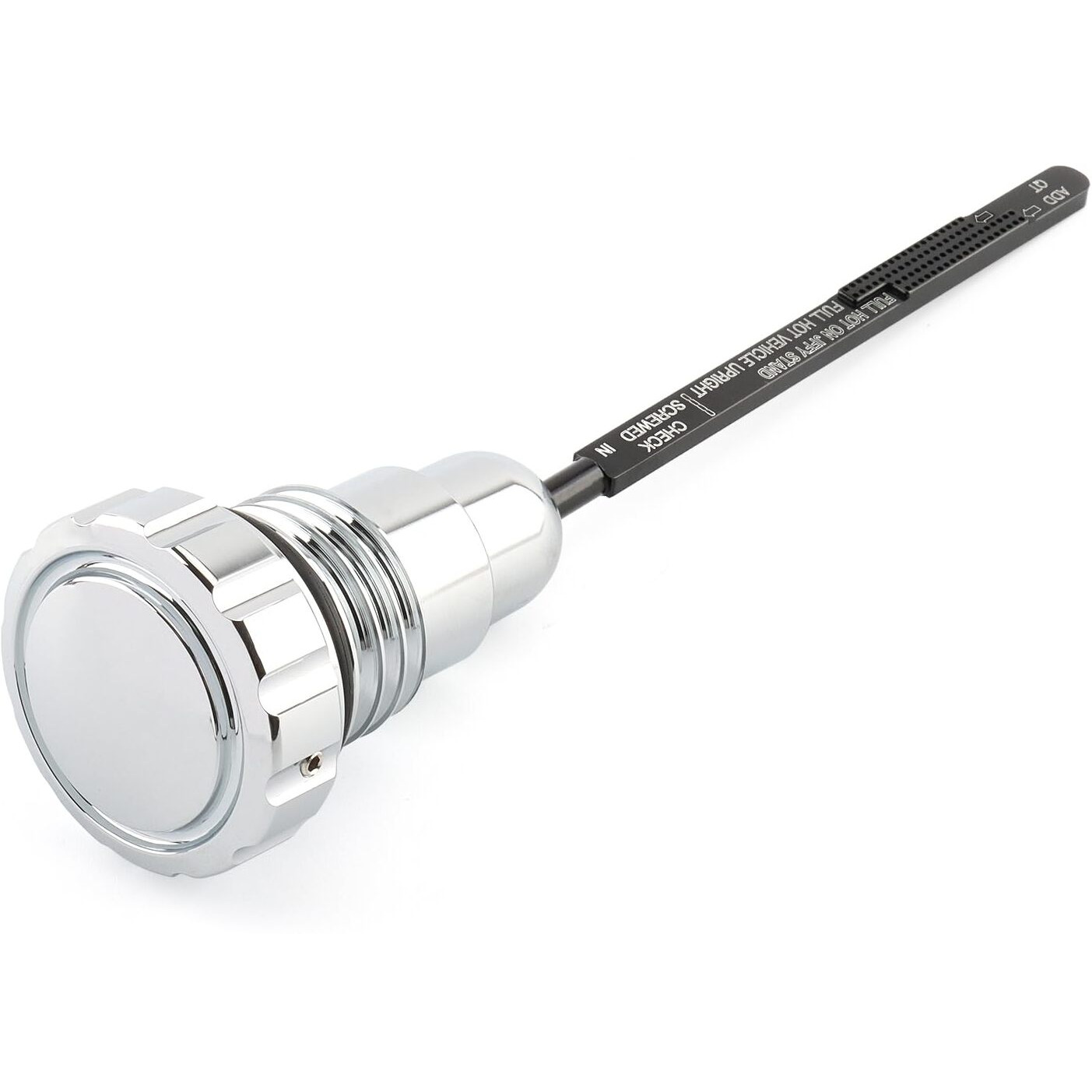Oil Dipstick Motorcycle Oil Tank Dipstick Fit For Harley 2007-2016 Touring Electra Glide Road Glide Road King Street Glide (Chrome)