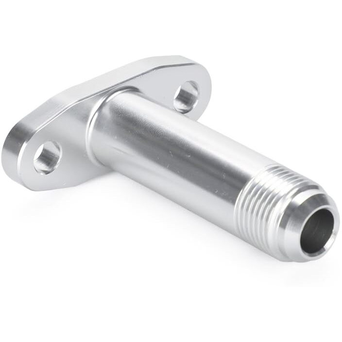 Ando Racing An10 Oil Drain Flange,Extended Version Funnel Type Oil Drain Return Flange With O Ring For T3 T4 Turbo Charger Cnc Process Leak Proof