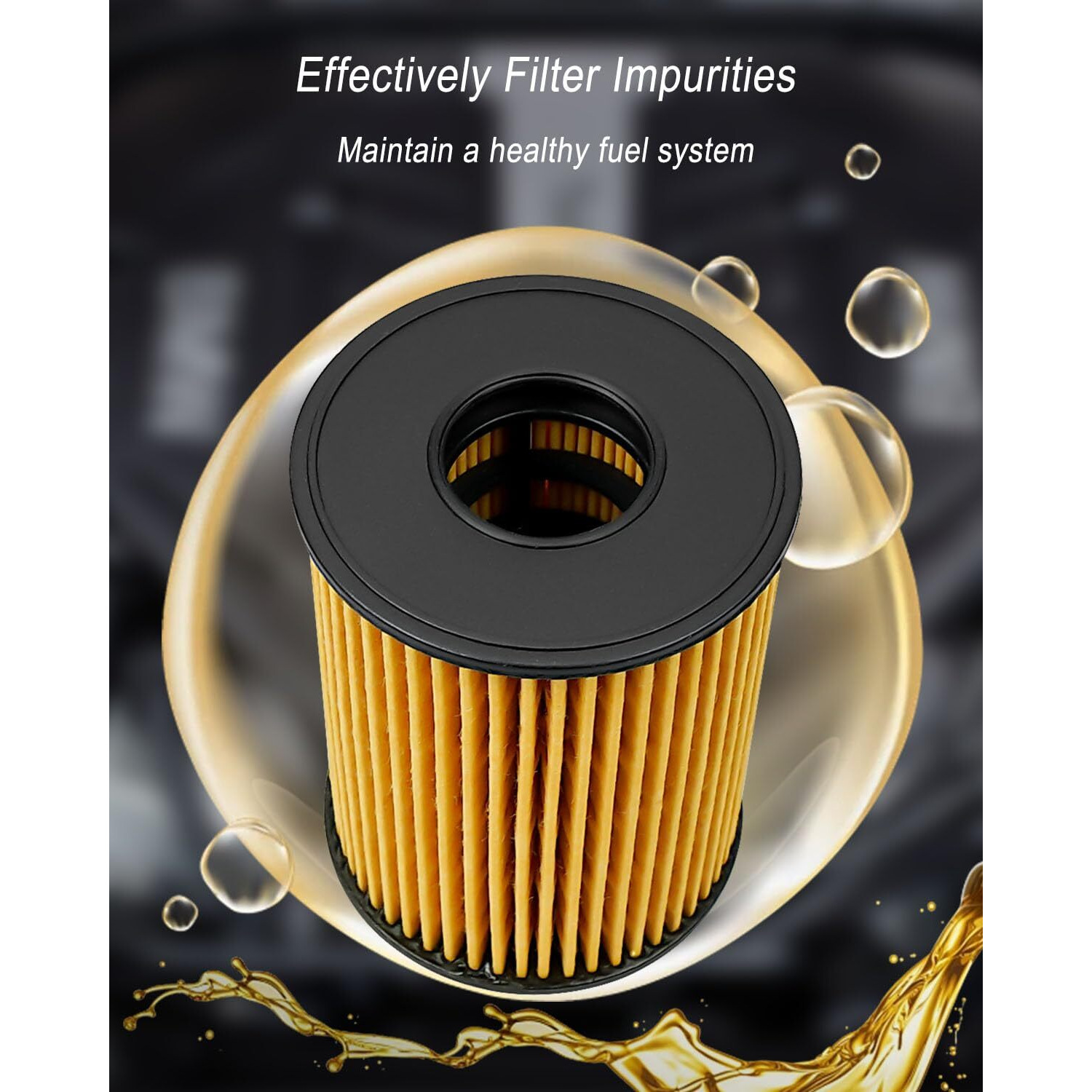 4 Pack Oil Filters Replace 26350-2S000 21513-23001 Fit For Hyundai Sonata Tucson Kia K5 Sorento Telluride 2.5L 2020 2021 2022
