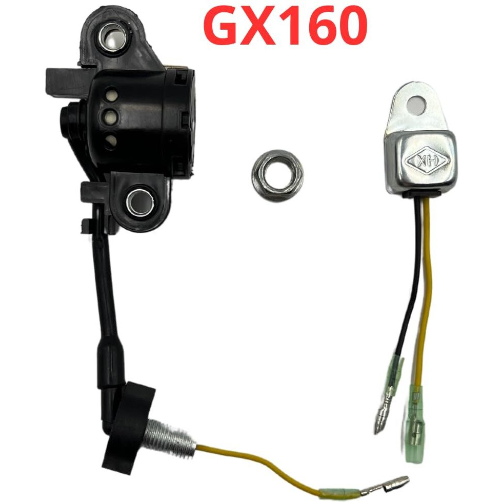 Oil Level Switch Replace 15510-Ze1-043 & Oil Alert Sensor Replace 34150-Zh7-023 For Honda Gx120 Gx140 Gx160 Gx200 Engines With Nut