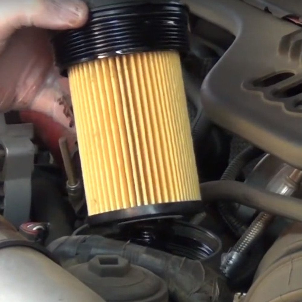 Ifjf Ec781 Oil Filter Cap And Fl2016 Oil Filter Replacement For 2003-2007 6.0L 2008-2010 6.4L Powerstroke F250 F350 F450 F550 Super Duty 2003-2005 Excursion 1840754C91 3C3Z-6766-Ca Plastic Cap