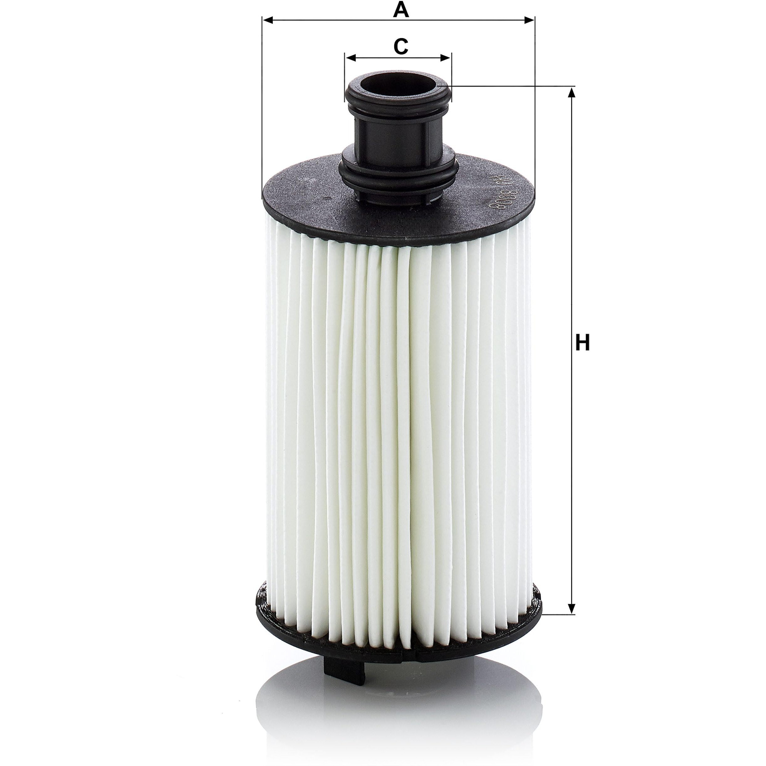 Mann-Filter Hu 8008 Z Oil Filter - Cartridge