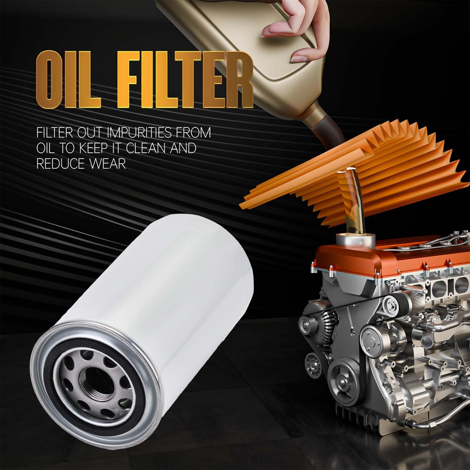 Fuel Oil Filter Kit Compatible With 5.0L V8 Diesel 2016 2017 2018 2019 Nissan Titan Xd,Replace 16403-Ez41A, 16403-Ez40A, Ff63017Nn, Fs53029Nn,Lfp3900