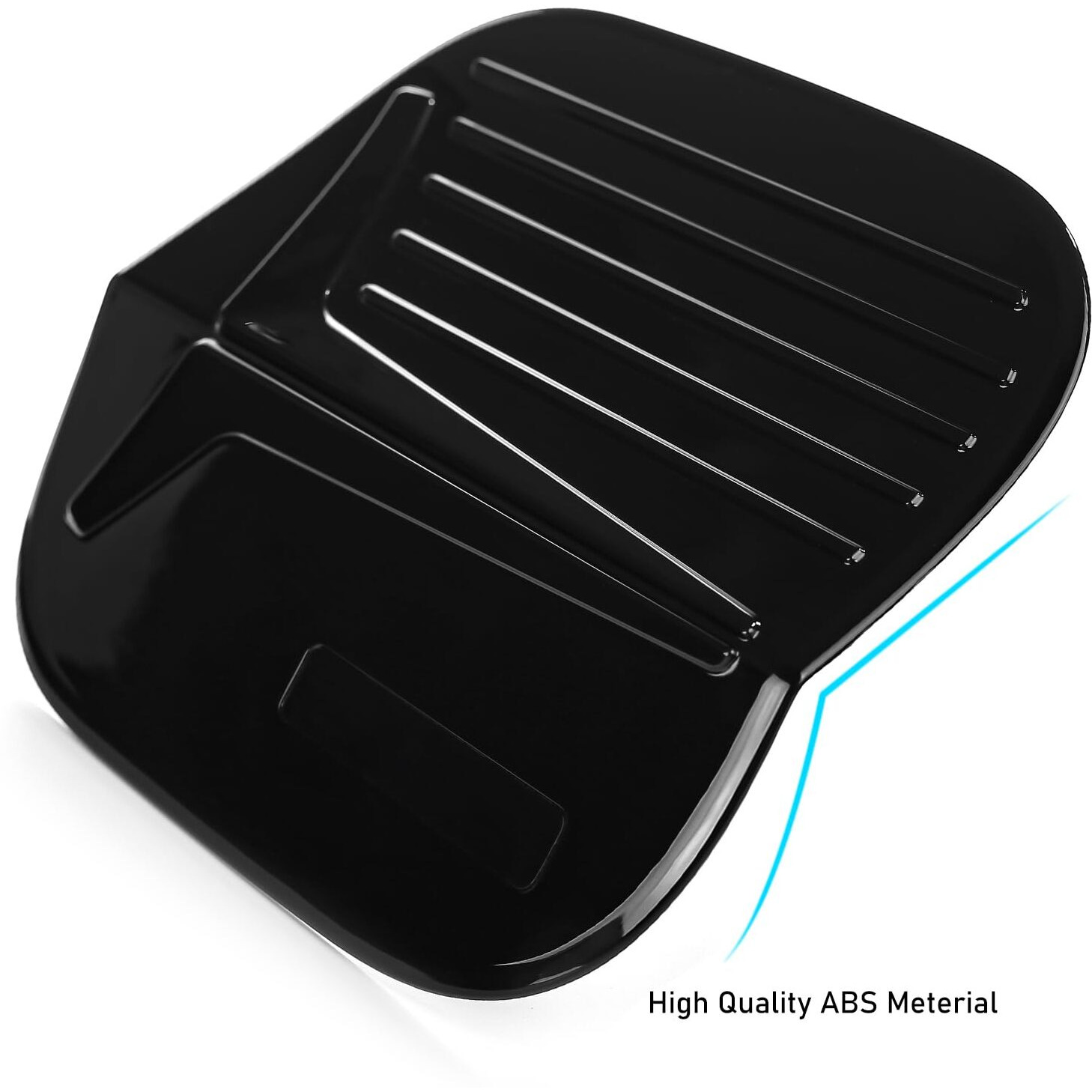 Spotrim For 11Th Gen Civic Gas Tank Door Cover Fuel Petrol Oil Filler Caps Decoration For Honda Civic Sedan 2022 2023 2024 (Black)