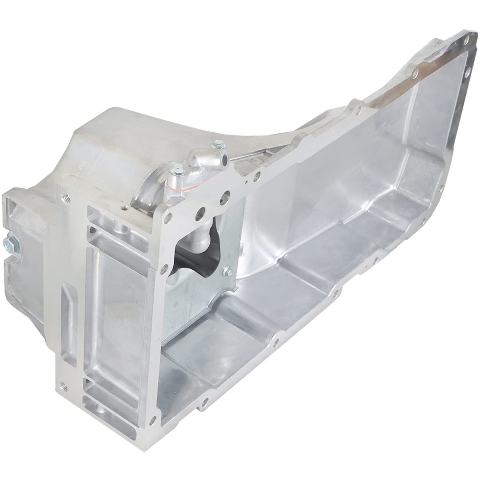 Wflnhb Aluminum Oil Pan Replacement For Cadillac 2002-2006 Replacement For Chevy 1999-2007 Replacement For Gmc 2000-2007 Pickup Truck 4.8L 5.3L 6.0L
